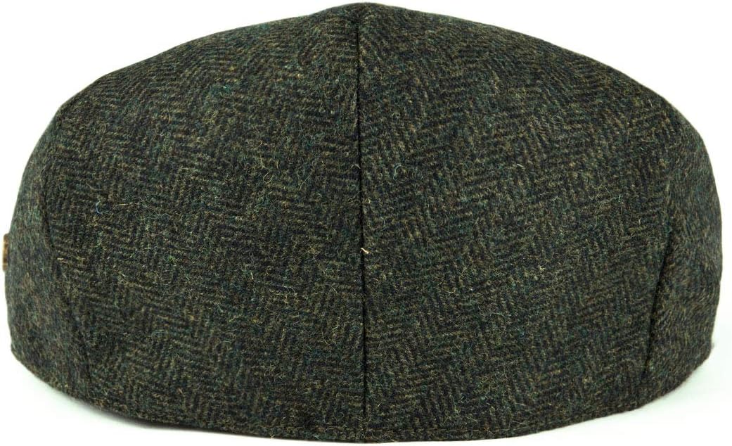 VOBOOM Men's Herringbone Flat Ivy Newsboy Hat Wool Blend Gatsby Cabbie Cap - Image 4