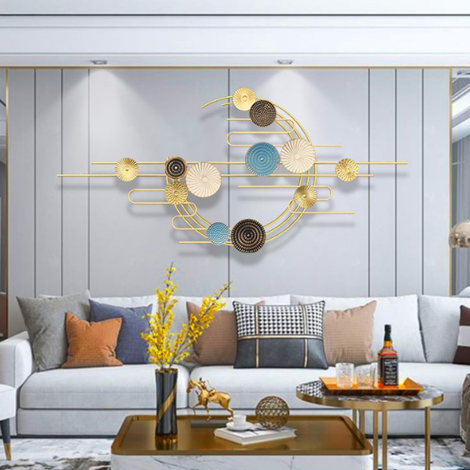 メタルアートパネルインテリア 壁掛ディスプレイ海家 150cm