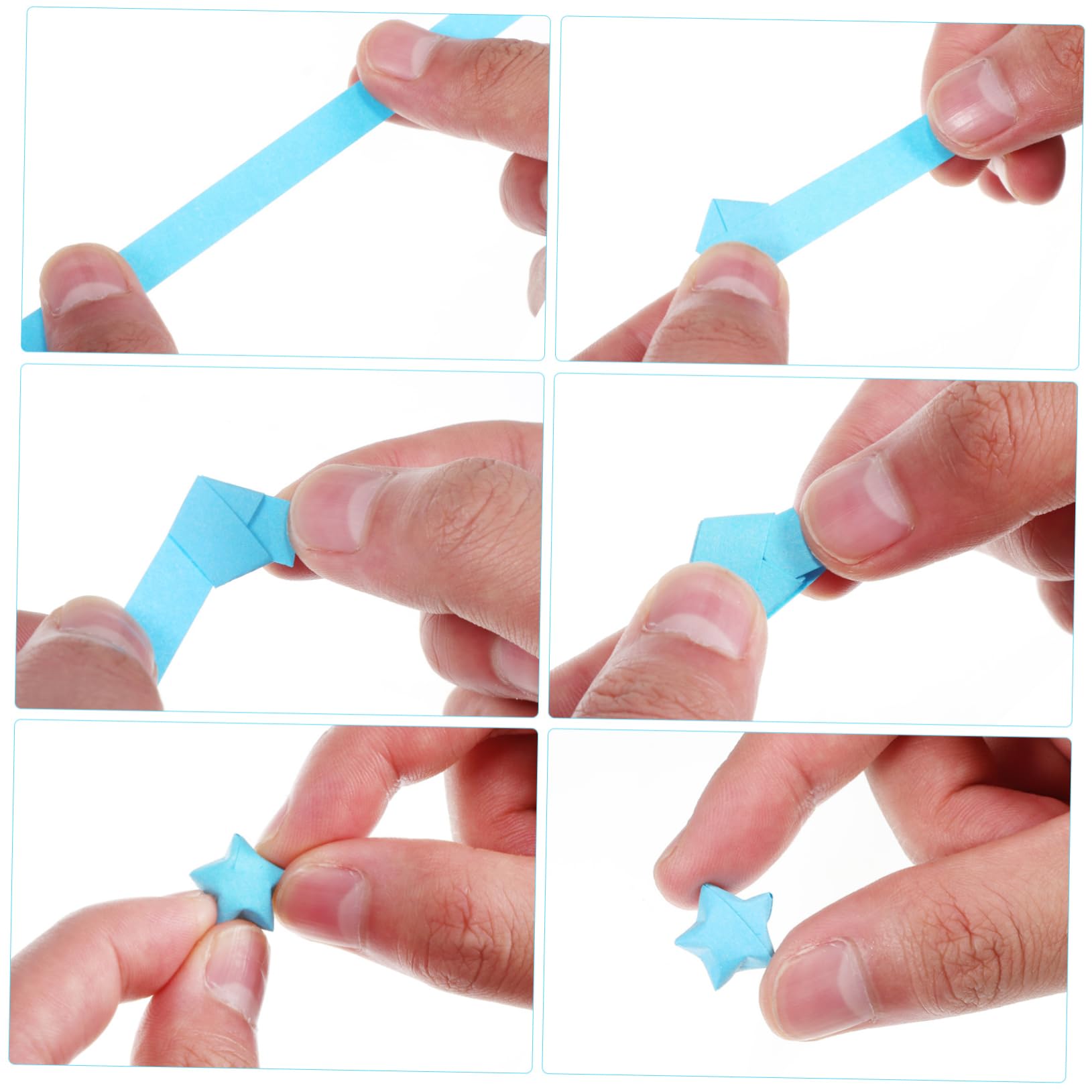 Bouteille à Vœux en Papier Étoile, 1 Set, Décoration