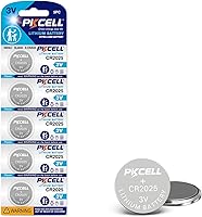 Vista 1 de PKCELL CR 2025 Baterías CR2025 3V Batería de litio (paquete de 5)