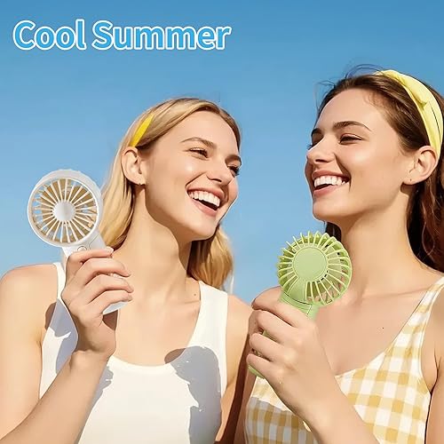 Miniatura 4 de Ventilador con pilas AAA, pequeños ventiladores portátiles alimentados por batería con 1 velocidades, ventilador personal silencioso de 5 pulgadas