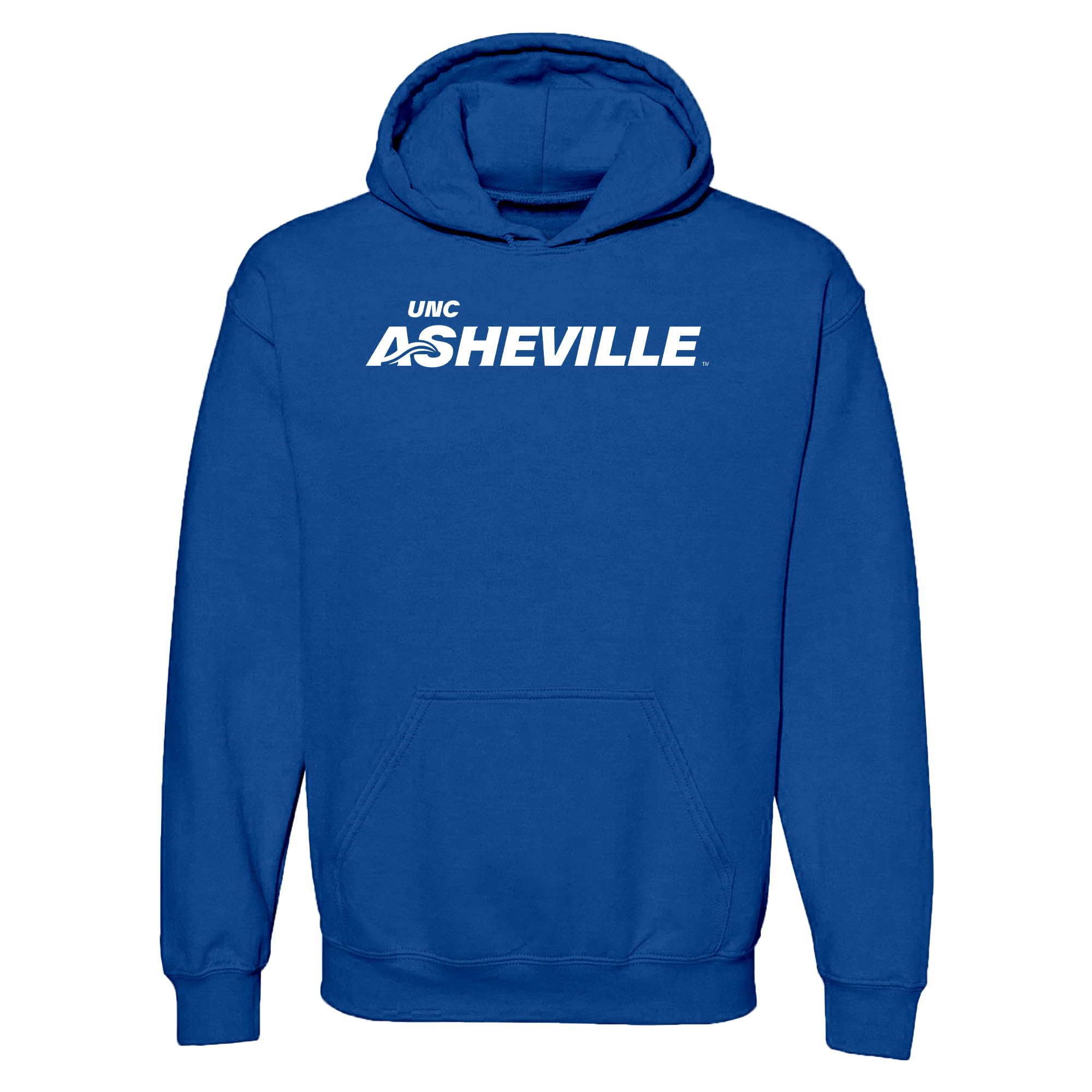 UGP Campus Apparel NCAA Officially licensed College - University Team Color Arch Logo Hoodie, Unc Asheville Bulldogs Royal, Large โ image 1