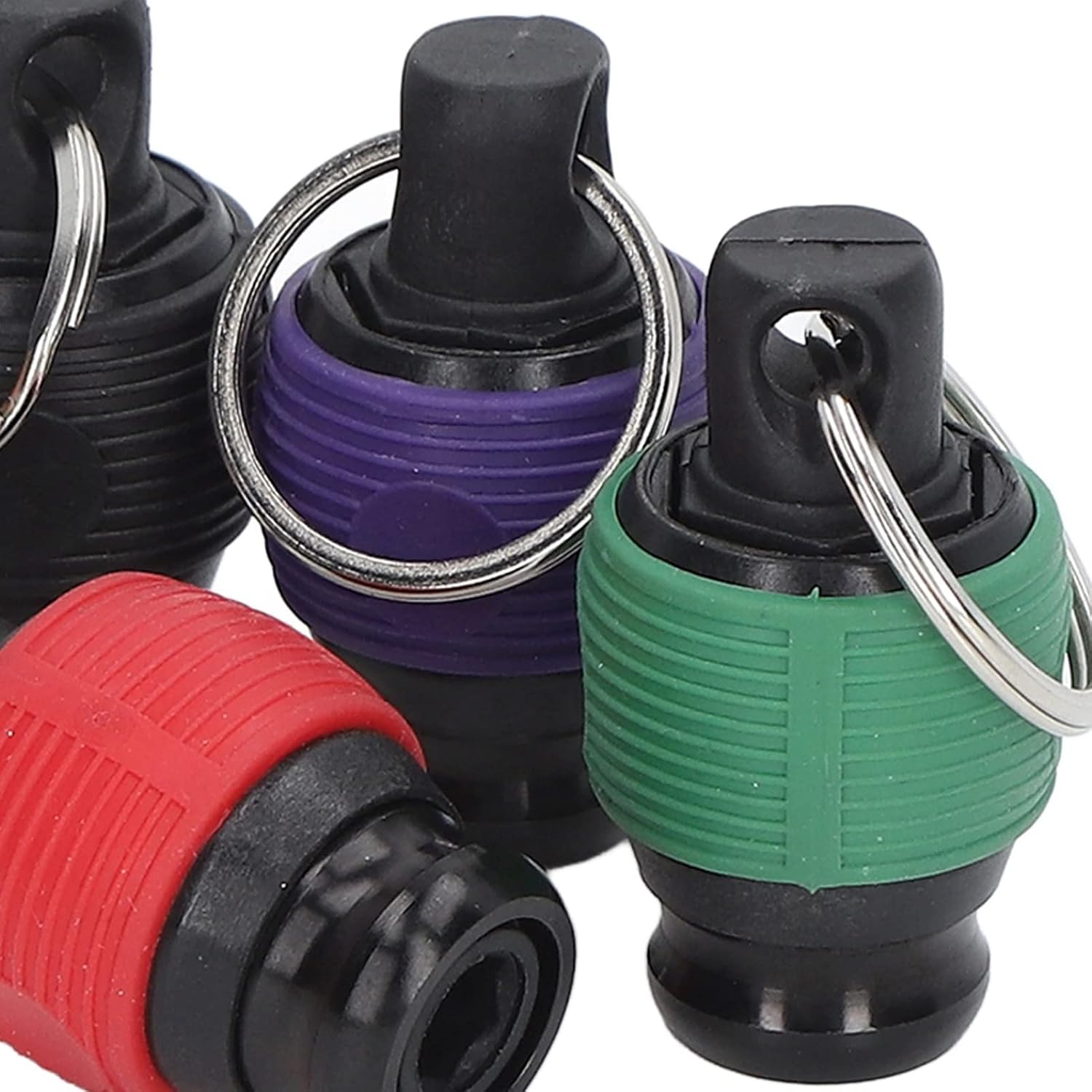 6Pcs 1/4In Screwdriver Bit Holder, 6Pcs Screwdriver Bit Holder Socket Key Chain 1/4in Driver Drill Bits Keychain Tool for Outdoor