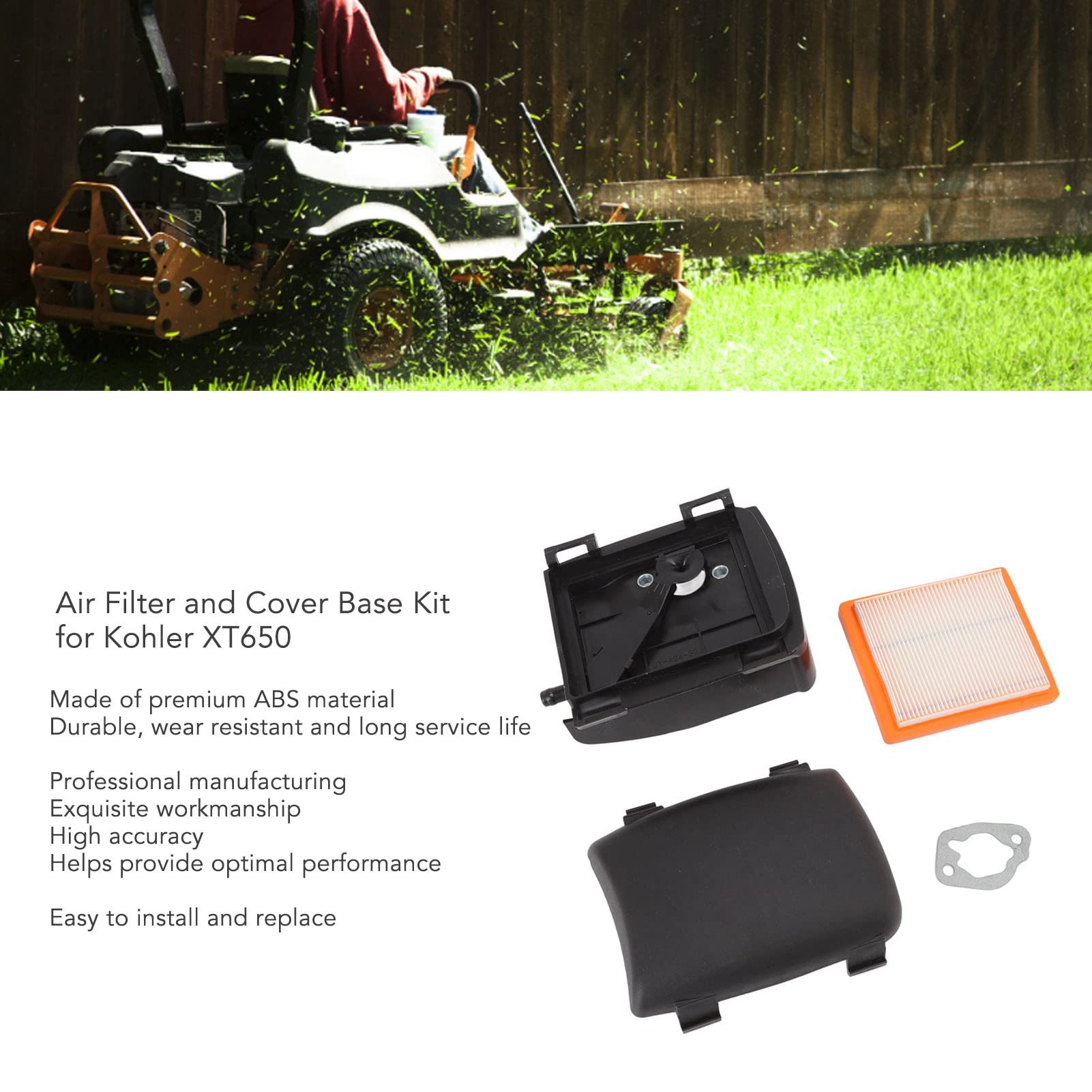 Tomotato Coperchio Del Filtro Dell'Aria Del Tosaerba, Per Xt650 Xt675 Kit Guarnizione Base Del Coperchio Del Filtro Dell'Aria Del Tosaerba Per 14 743 03s 14 083 22s 14 096 119s - Foto 14