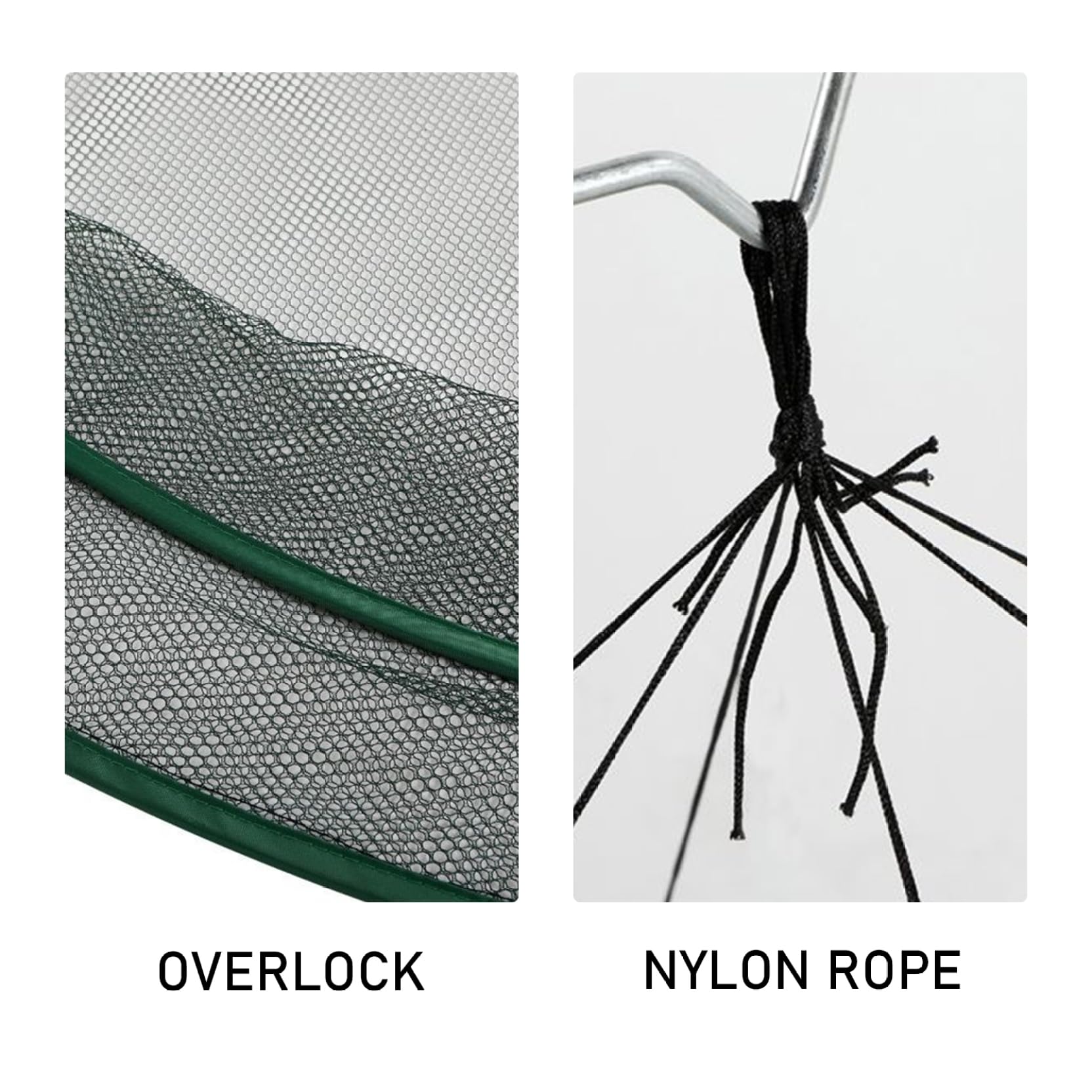 Jeorywoet Drop Net Dia. 39in Foldable Portable Pier Fishing Net With Dual Line Structure Knottable Fish Release Opening Sturdy Heavy-Duty Bridge Net For Shrimp, Crab : Sports & Outdoors