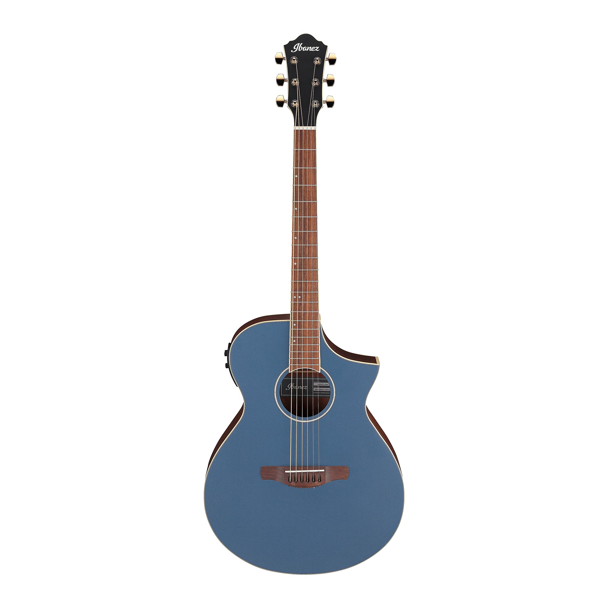 Ibanez AEWC12-PMF Prussian Blue Metallic Flat - Chitarra acustica