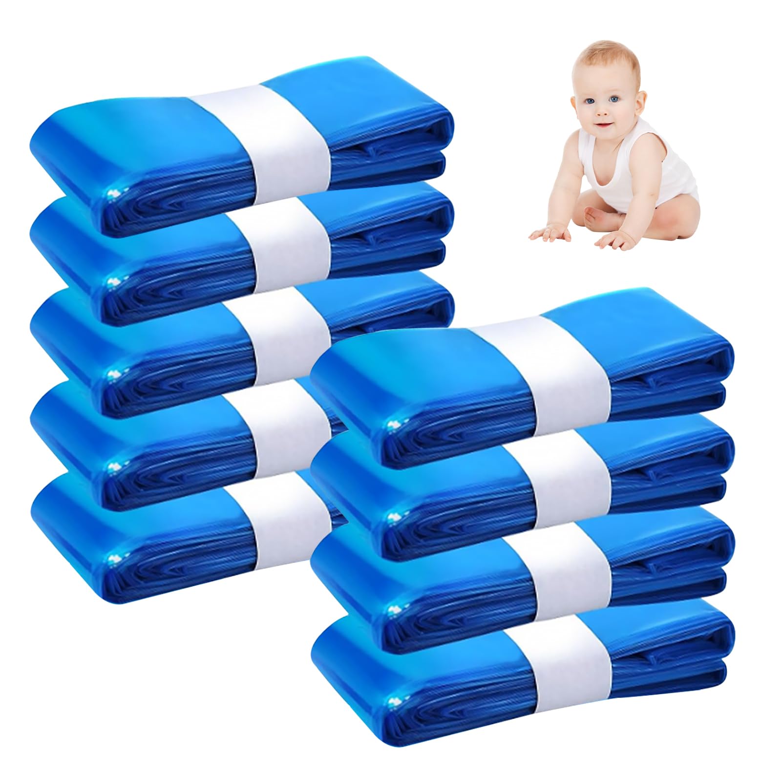 9 Stück Windeleimer Nachfüllkassetten,Hervorragende Abdichtung und Zähigkeit,Kompatibel mit Windeleimer & Katzenstreueimer（4.5M）