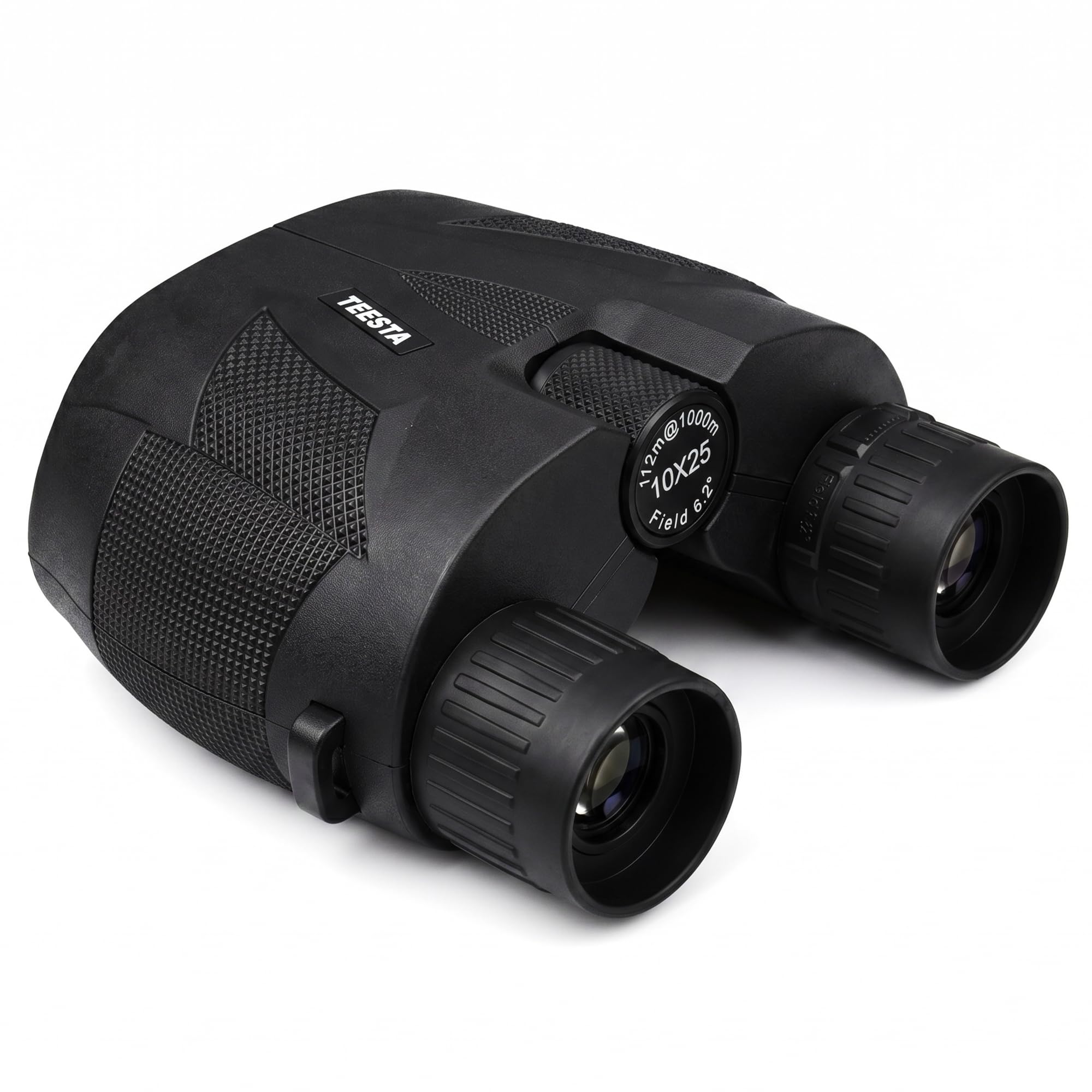 kreshu 10x25 waterproof binoculars for trekking camping outing | long distance binoculars | wide field view durbeen for safari | compact durbin binocular | professional hd vision binocular (1-pcs)