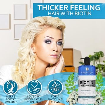 BELLISSO Biotin Conditioner and Biotin Hair Thickening Serum