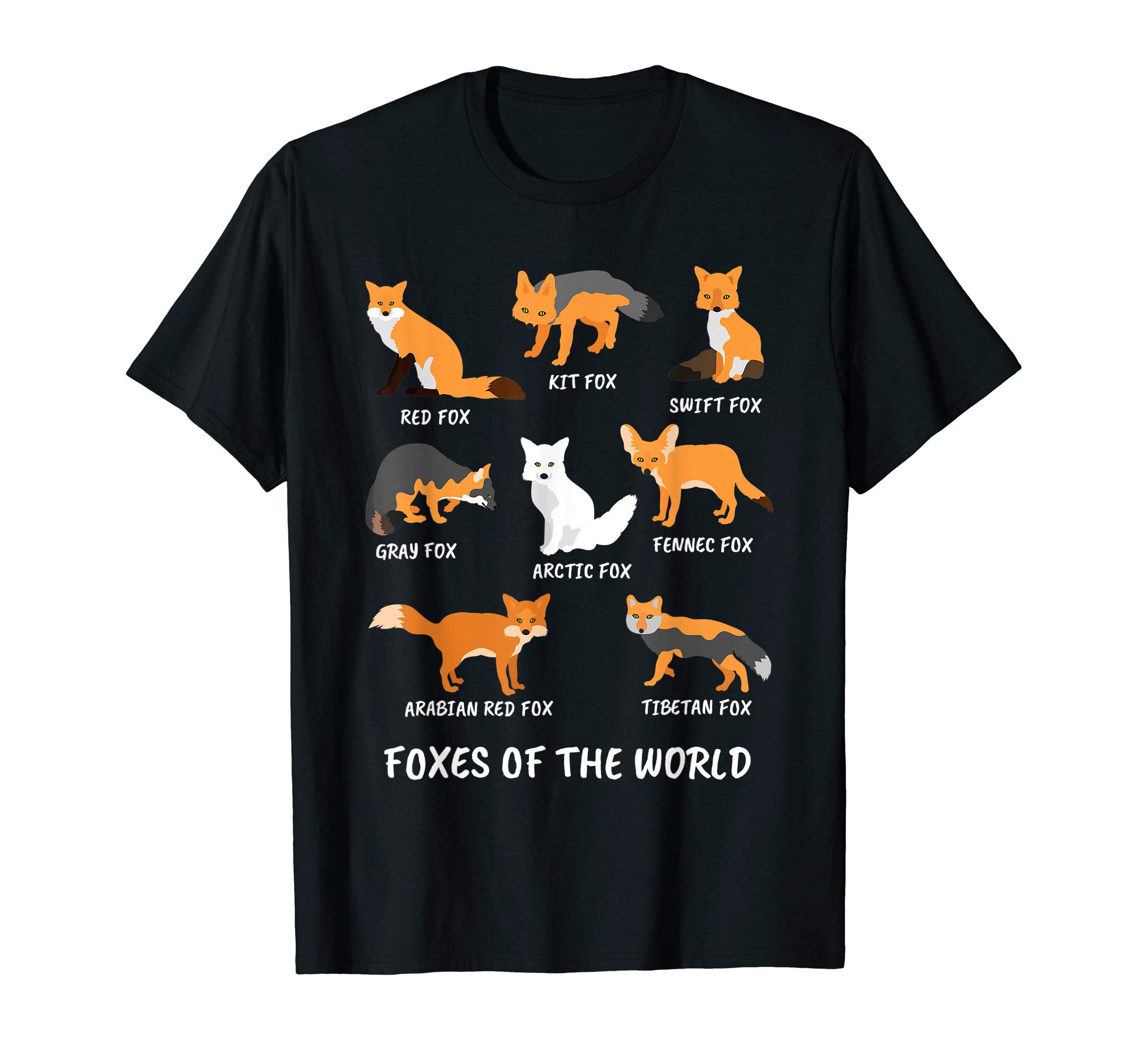 Foxes and the World TeesFoxes of the World Fox Lover T-Shirt