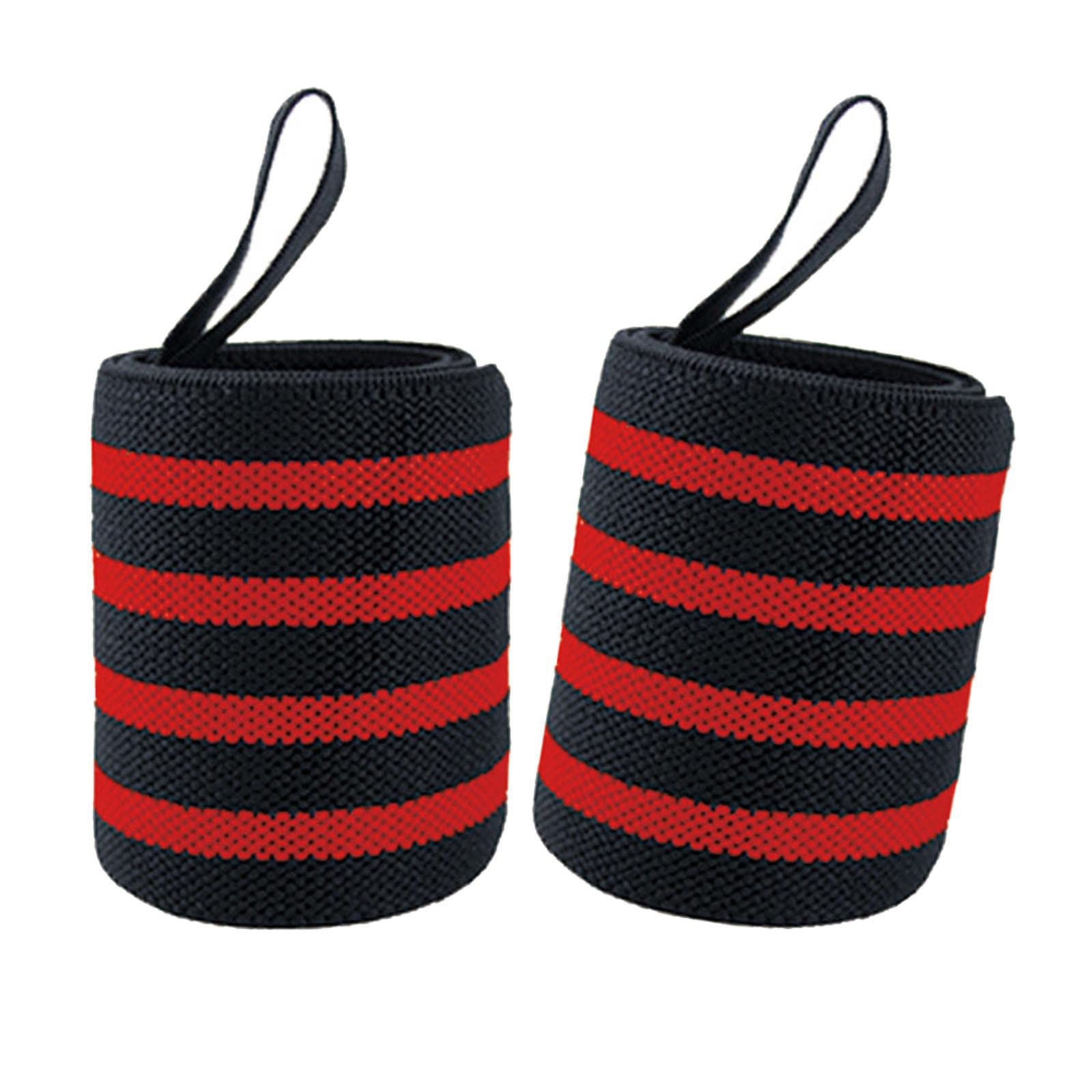 Wrist Wrap Weight Lifting Wrist Support for Competition Bodybuilding Workout red |Sporting Goods | Fitness Running & Yoga | Strength Training | Gloves Straps & Hooks-image-3
