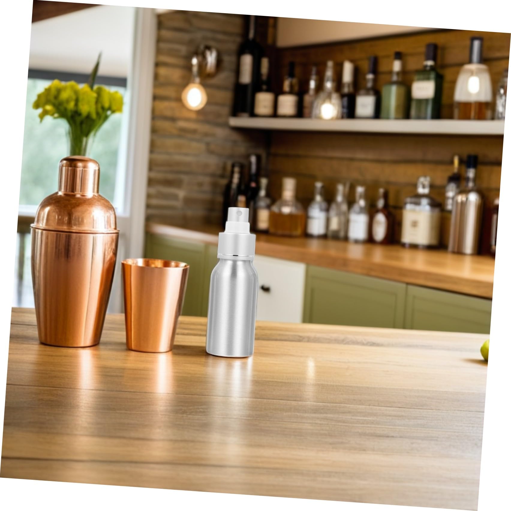 Didiseaon 2pezzi Spruzzini Cocktail Vermouth Ricaricabili Accessorio Bartender Antigoccia Per Sprayer Amari e Aromi Bottiglie Spray Vuote Per Bar e Party