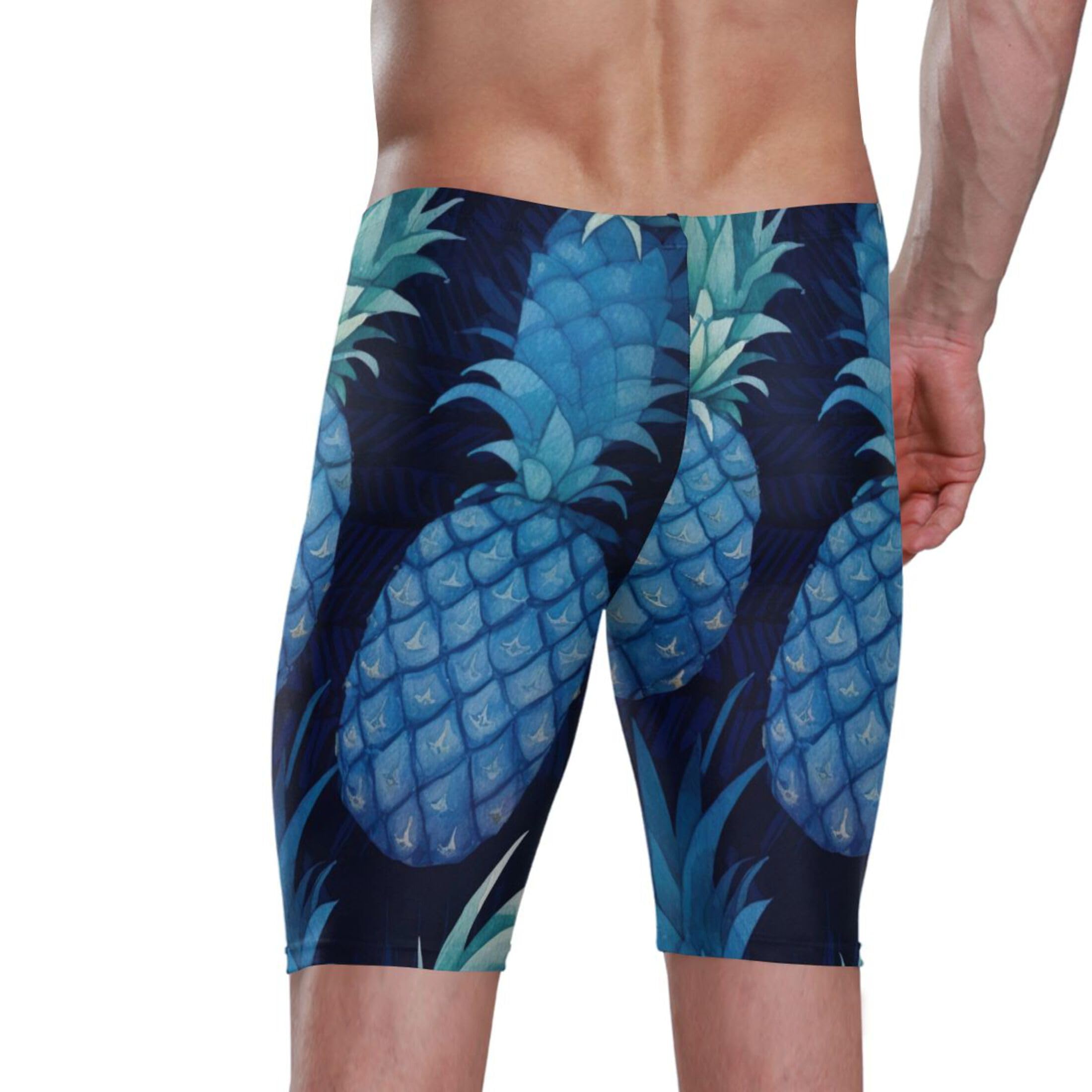 UMIRIKO Pineapple Fruit Men's Swimsuit Swim Jammers L B0400992