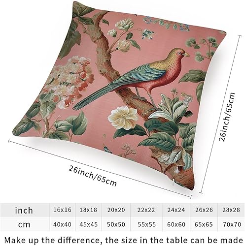Vista 105 de ArogGeld Chinoiserie - Fundas de cojín asiáticas con diseño de flores blancas y verdes, funda de almohada Chinoiserie Floral con hojas verdes