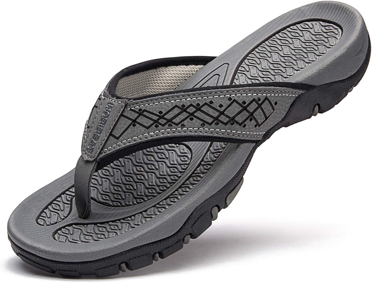 GUBARUN Mens Sport Flip Flops Comfort Casual Thong Sandals Outdoor