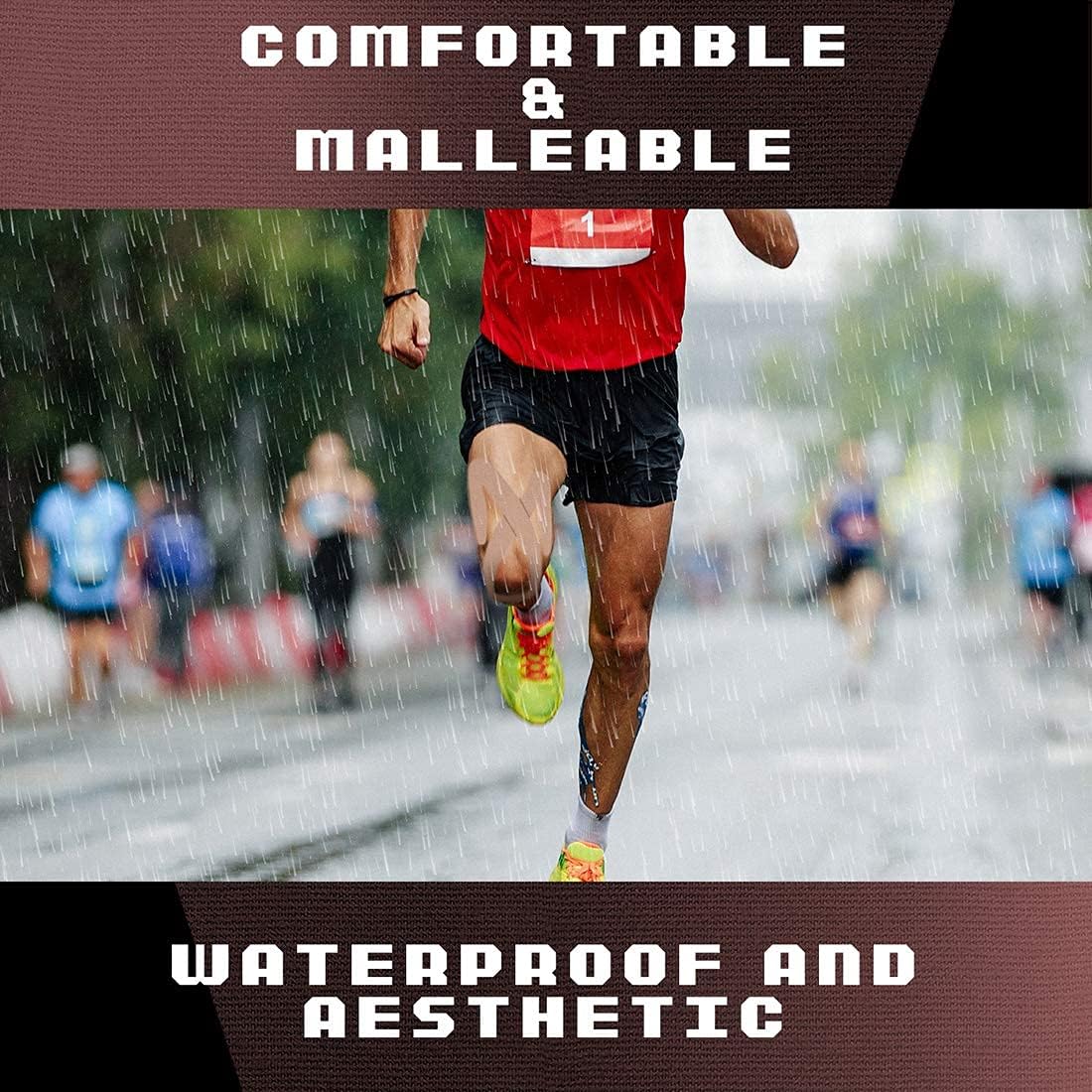 70% Off Discount Sports Kinesiology Tape 10 Pcs Breathable Water Resistant Pre-Cut Sports Tape for Knee, Patella and Meniscus SP156 Black Friday - 60% OFF Sports Kinesiology Tape 10 Pcs Breathable Water Resistant Pre-Cut Sports Tape for Knee, Patella and Meniscus SP156