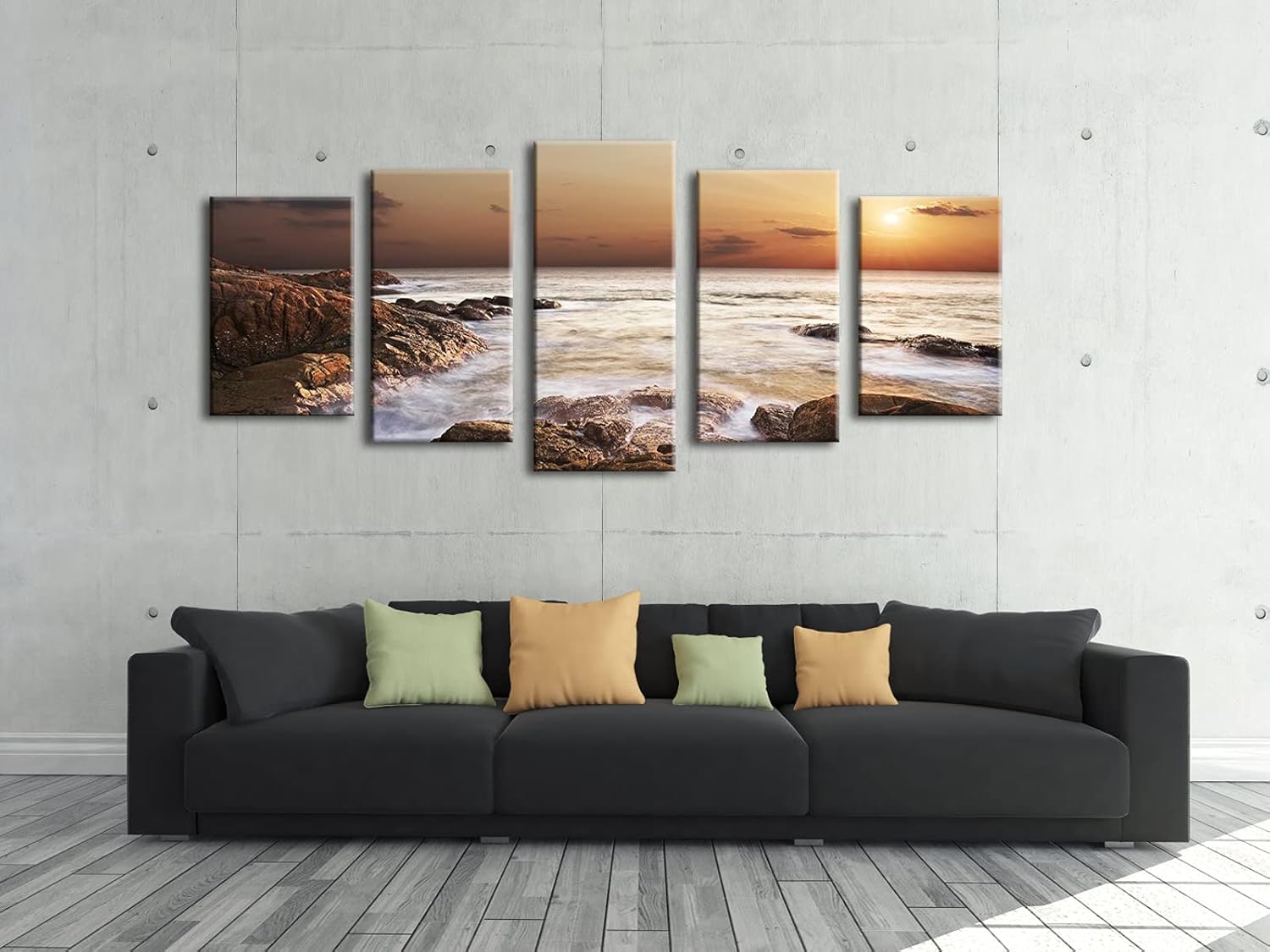 🔥 Hоt Dеаlѕ Wieco Art The Rocky Sea Large Modern 5 Piece Giclee Canvas Prints Artwork Stretched and Framed Seascape Beach Pictures Paintings on Canvas Wall Art for Living Room Bedroom Home Decorations L Gеt Dіѕсоunt оƒƒеr Wieco Art The Rocky Sea Large Modern 5 Piece Giclee Canvas Prints Artwork Stretched and Framed Seascape Beach Pictures Paintings on Canvas Wall Art for Living Room Bedroom Home Decorations L