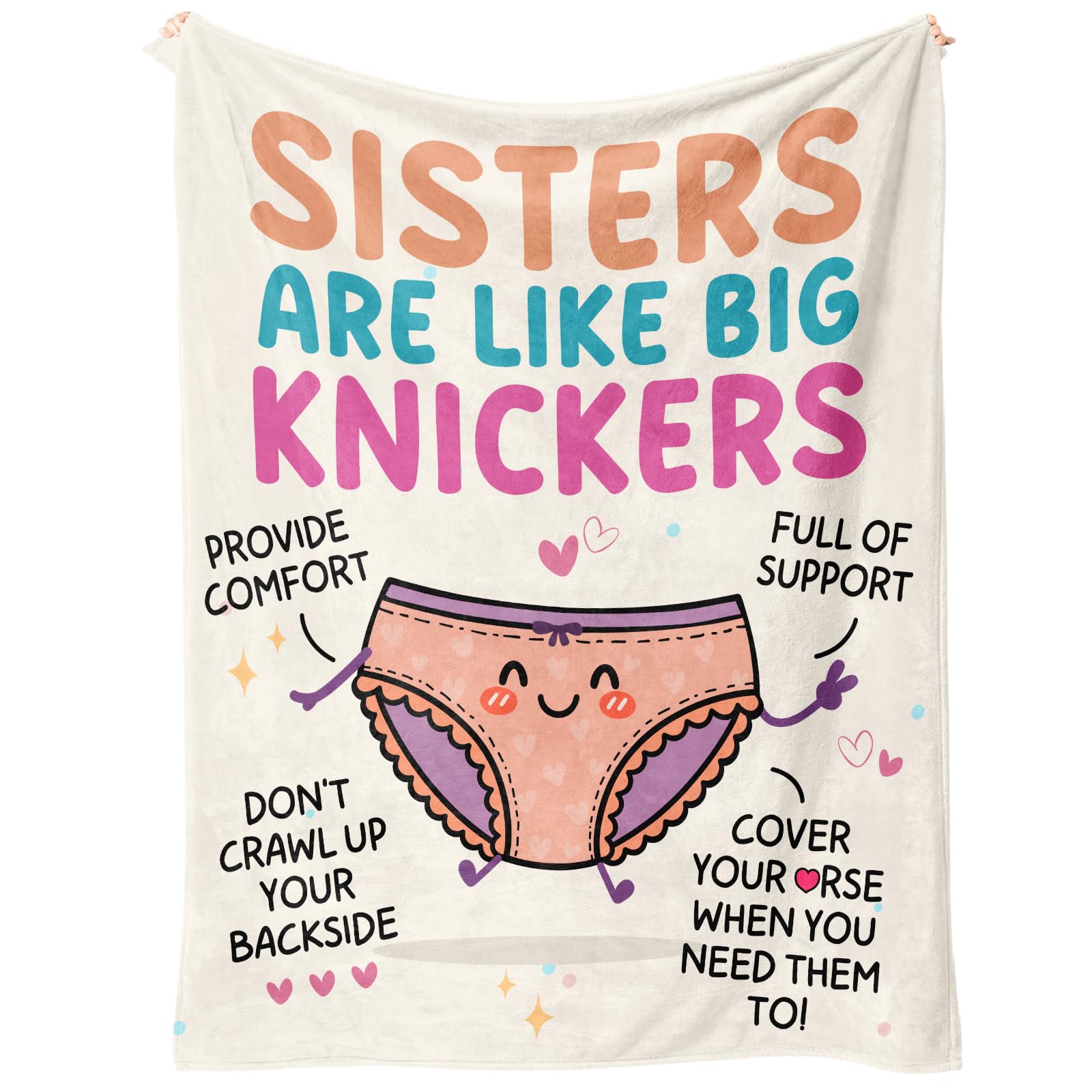 SECOGM Sister Gifts Blanket, Christmas Birthday Gifts for Sister — image 1