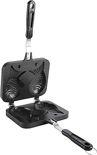 YaeGoo Taiyaki Fish-shaped Cake Pan Cake Pan Bread Maker Double Pan Mold Home Cooking Fish-shaped Hot Cake Maker