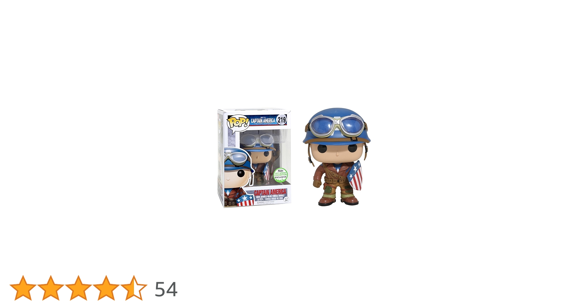 Funko Pop! Marvel #219 Captain America: The First Avenger