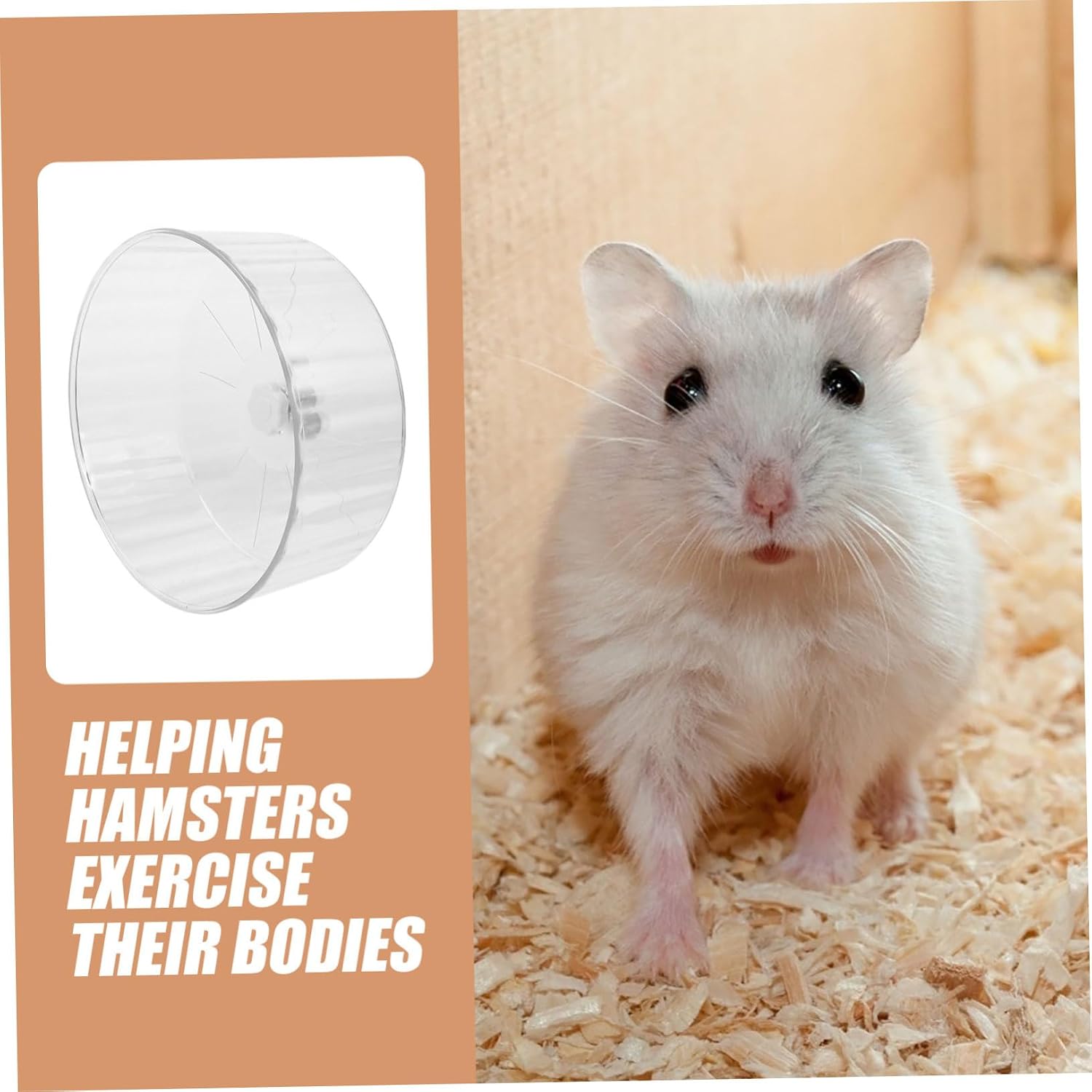 Levemolo Silent Running Wheel for Hamsters Toys for Animals Exercise Wheel Chinchilla Guinea Pig Pet Supplies