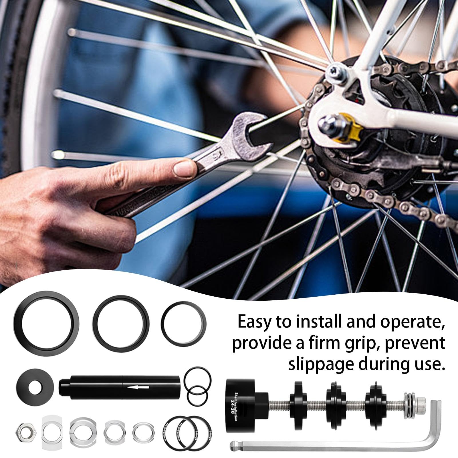 Generisch Fahrrad-Headset-Entfernungswerkzeug, Fahrrad-Headset | Presswerkzeug - Präzises Mehrzweck-Headset-Presswerkzeug | Professioneller Tretlager-Werkzeugsatz für die Fahrradwartung
