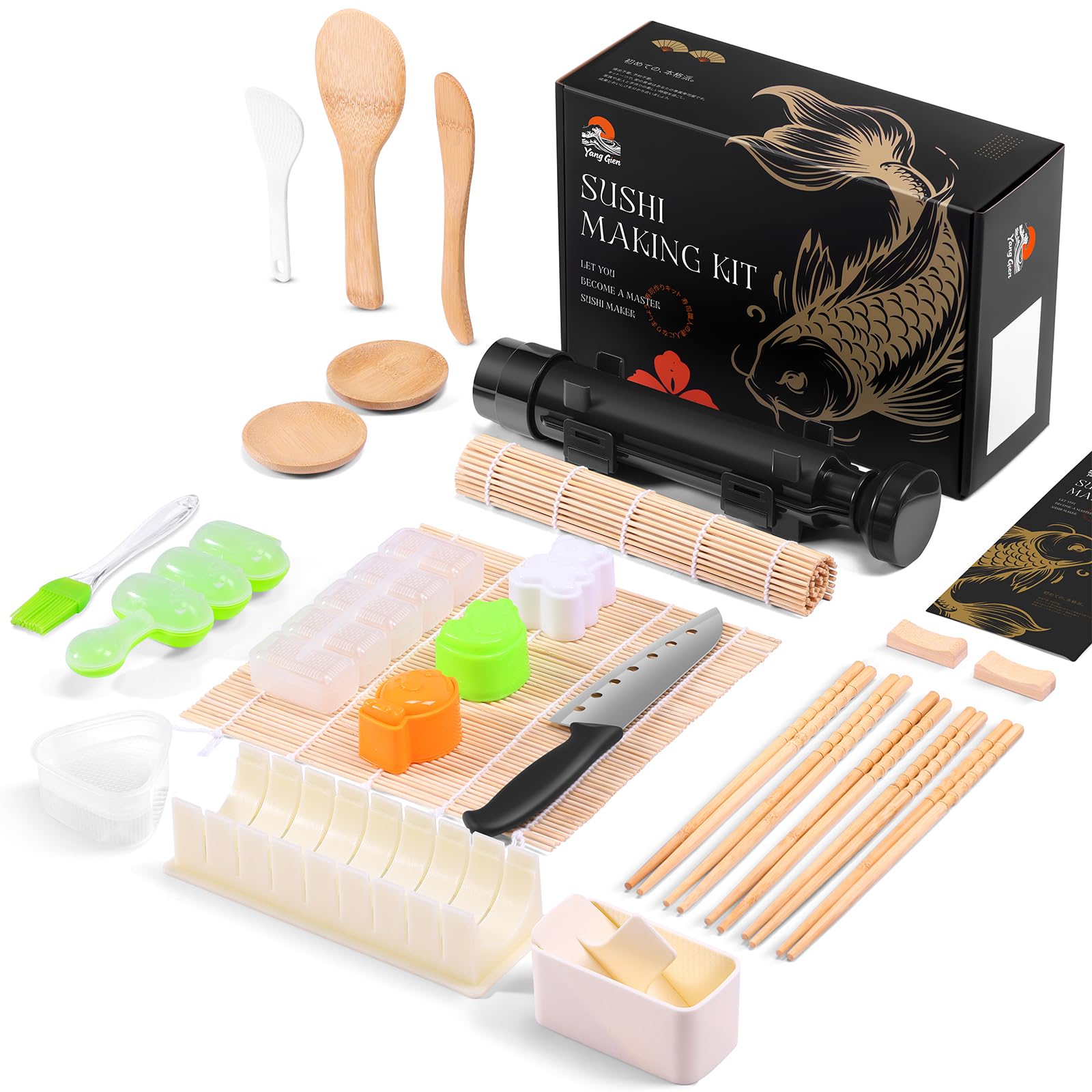 Locker.Ink | Elevate Your Holiday Gatherings with These Top Sushi Making Kits YangGien 27-in-1 Sushi Kit