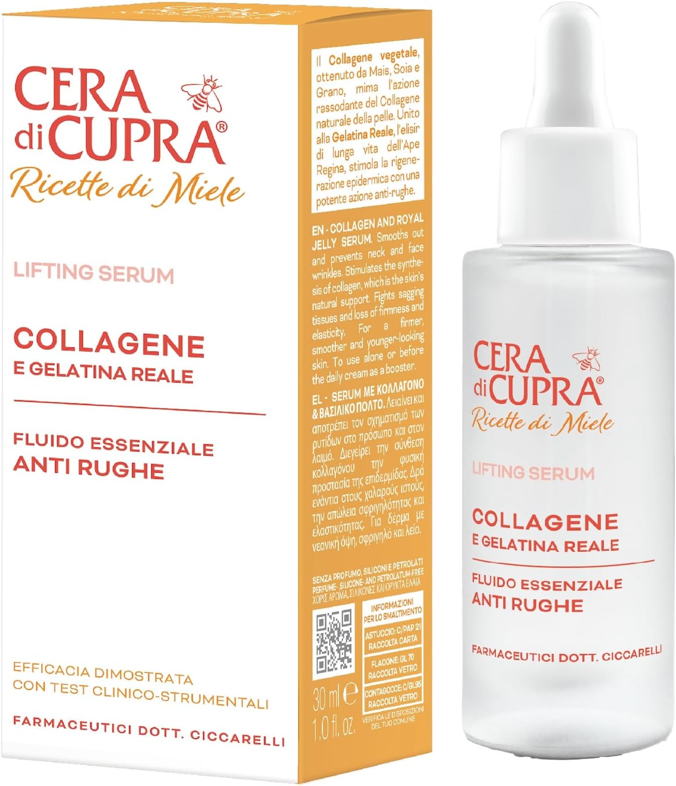 Collagen and Vitamin Serum - Concentrated Anti-Aging Solution - Multivitamin Complex for Skin Reconstruction (30 ml)