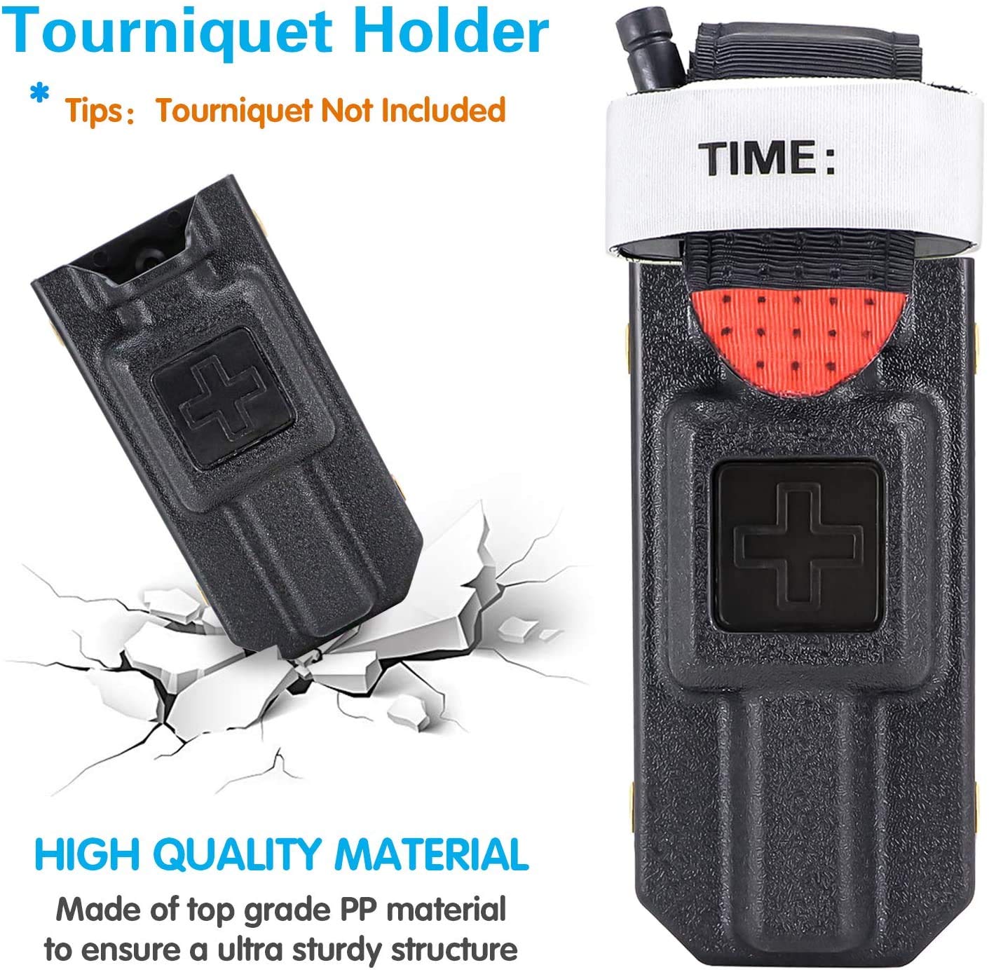 kitway Tourniquet Holder - Molle Tourniquet Case for CAT Combat Application Gen 7 or Older, Tourniquet Holster Holder for Duty Belt Molle Equipment, Fit Up to 2" Width Belt(Tourniquet Not Included) : Sports & Outdoors