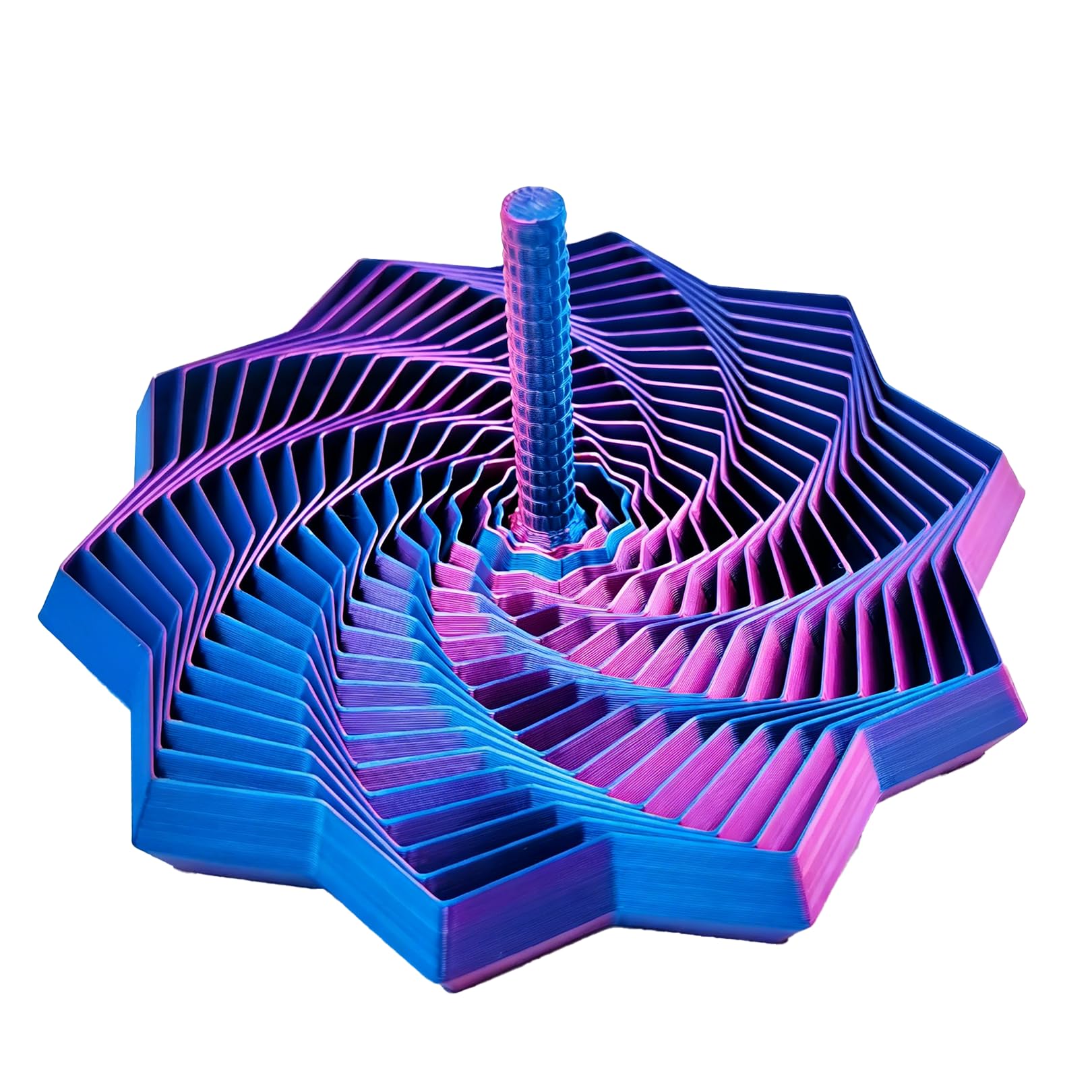3d Printed Fidget Toy,Fractal Sensory Expandable Spinner Starfor Kids Adult