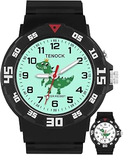 Kids Analog Watch Waterproof Learning Time for Boys Girls Ages 4-12