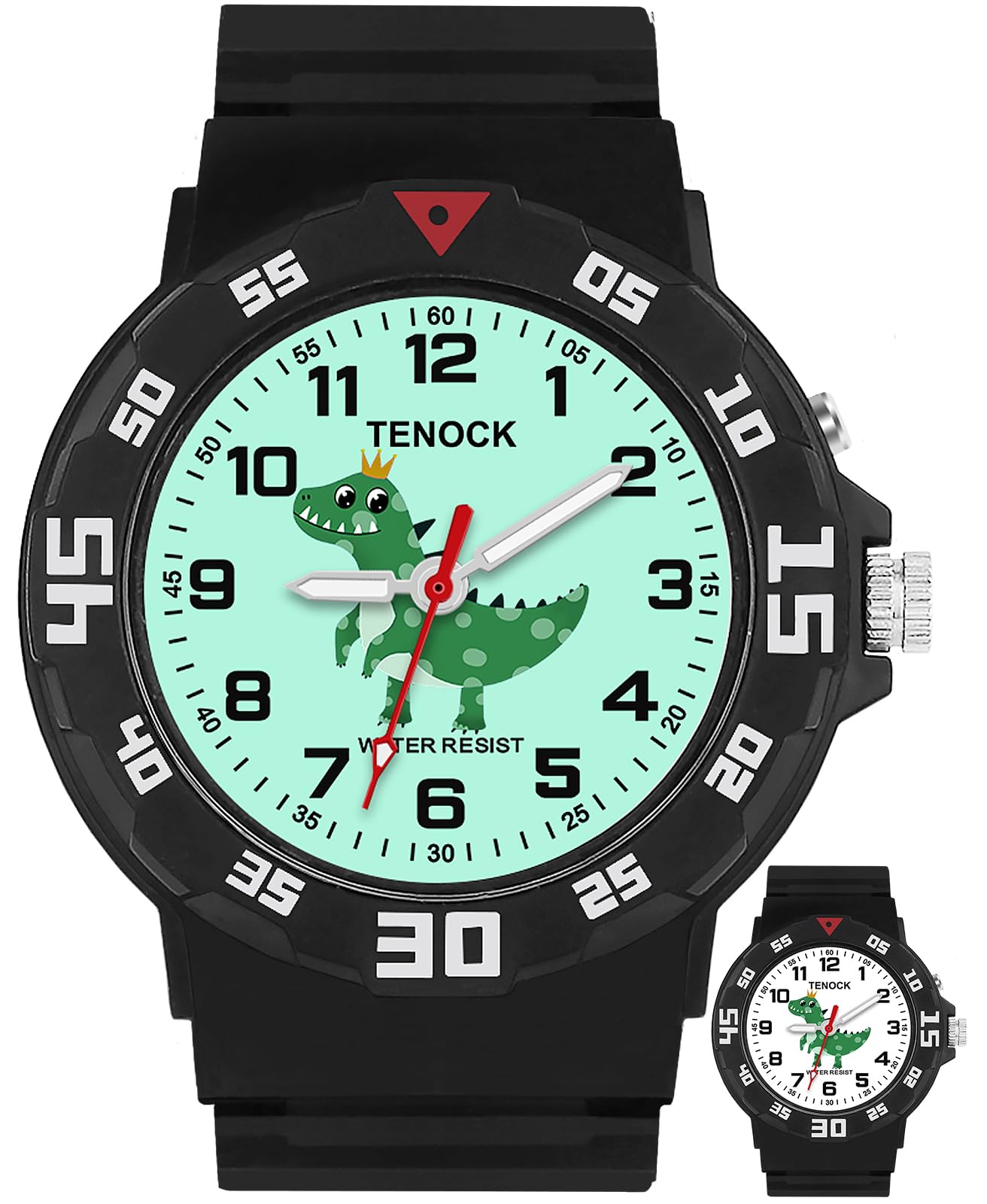 Kids Analog Watch Waterproof Learning Time for Boys Girls Ages 4-12