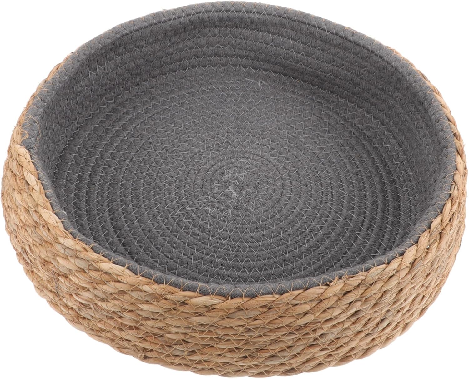 DRESSOOS Rattan pet Bed Dog Bed for Kennel Round Cushion pet beds for Small Dogs