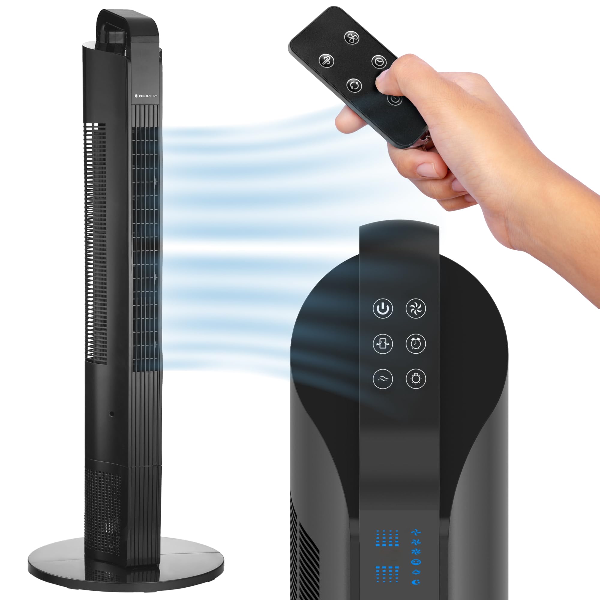 Amazon.com: NEXAIR 42” Oscillating Tower Fan, 3 Speed Portable Fan