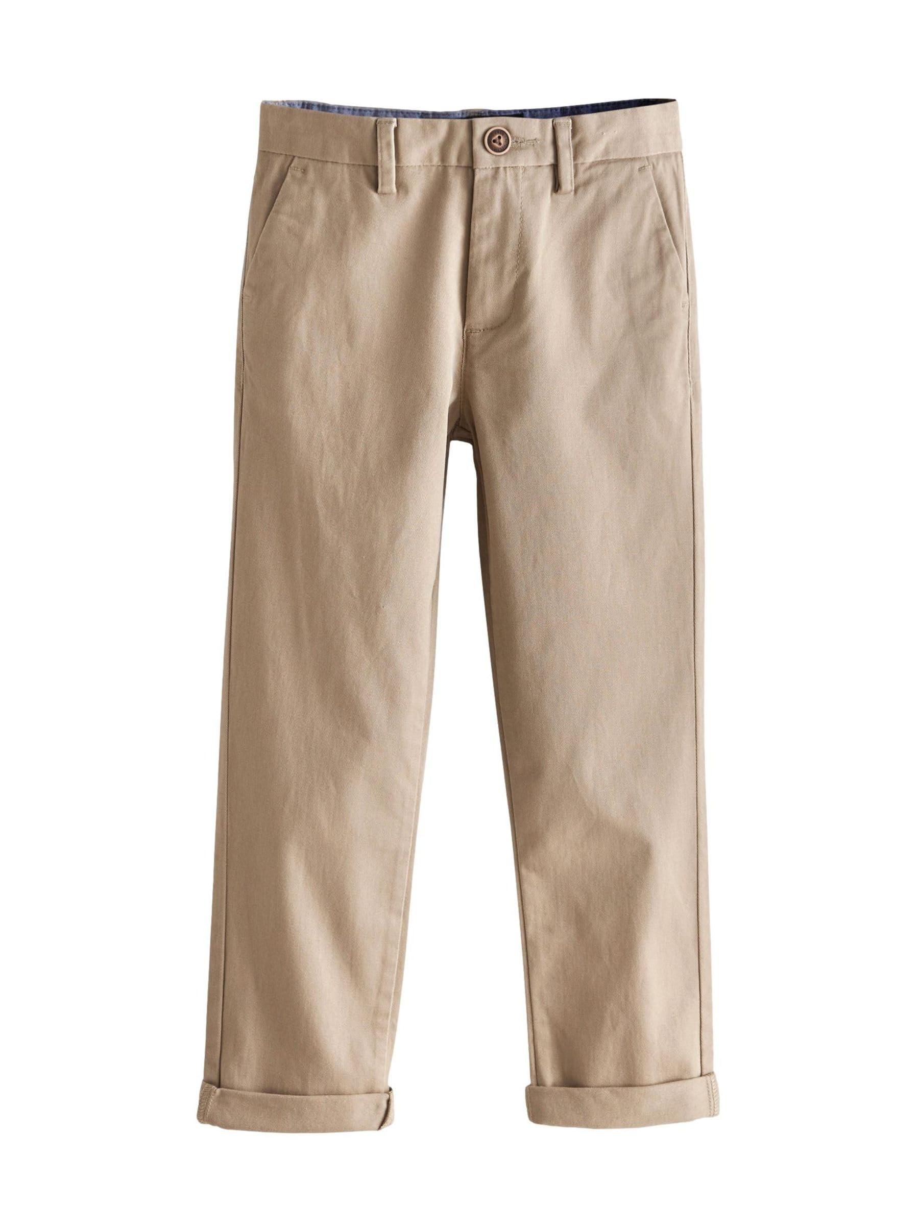 NEXT Jungen Chinohose mit Stretch Stein 152