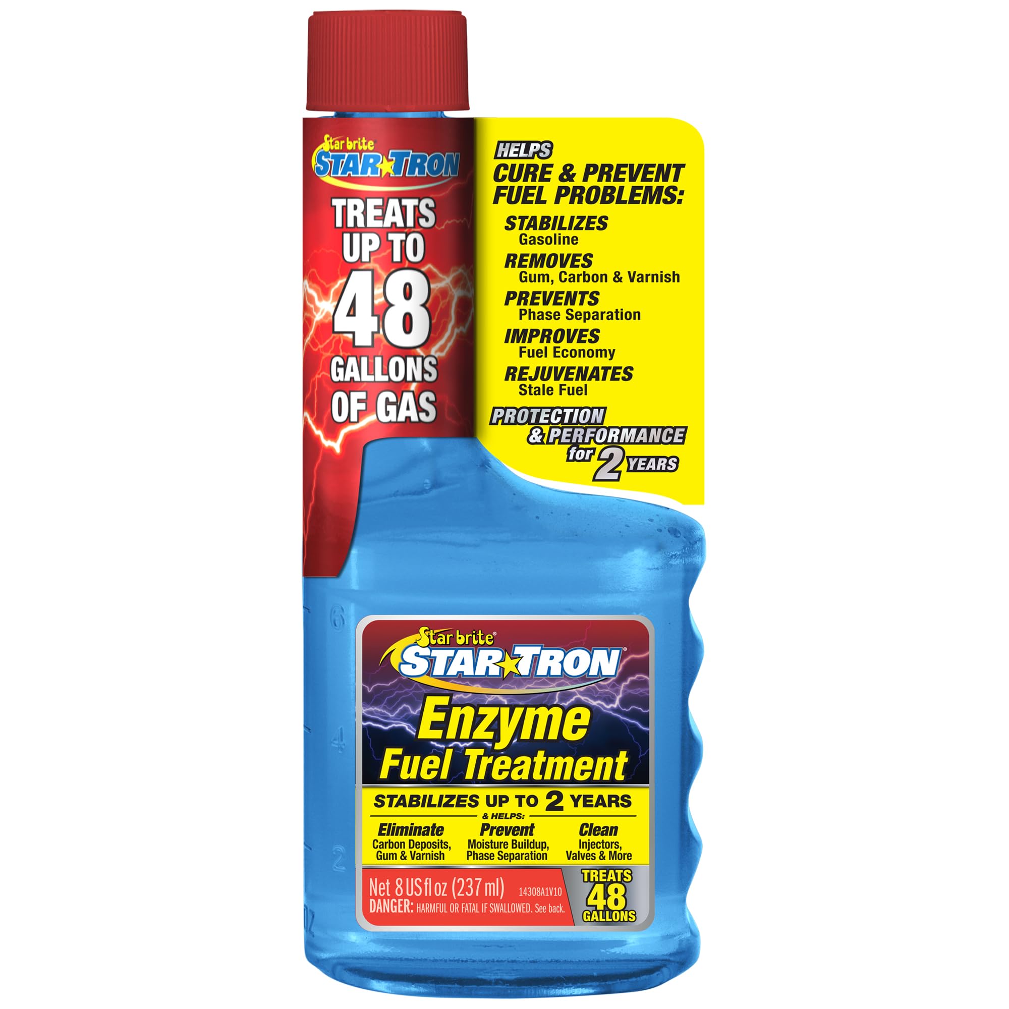 Star TRON Enzyme Fuel Treatment - Gas, Stabilizes Old Gasoline