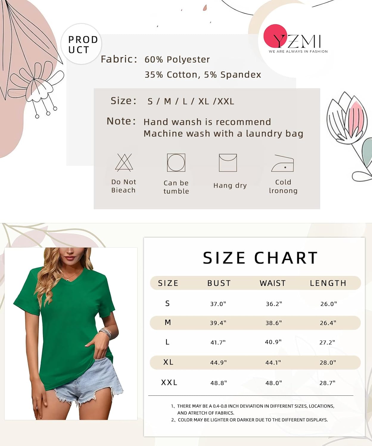 Womens St Patricks Day Shirt V Neck Irish Shamrock Paddy's Day Graphic Tee Tops - Image 6