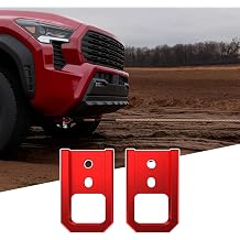 xipoqix Front Tow Hook Compatible with 2024 2025 2026 Toyota Tacoma 25-26 4Runner 24-26 Land Cruiser 250 Car Tow Hook Recovery Hitch Replacement for 2024-2026 Toyota Tacoma Accessories