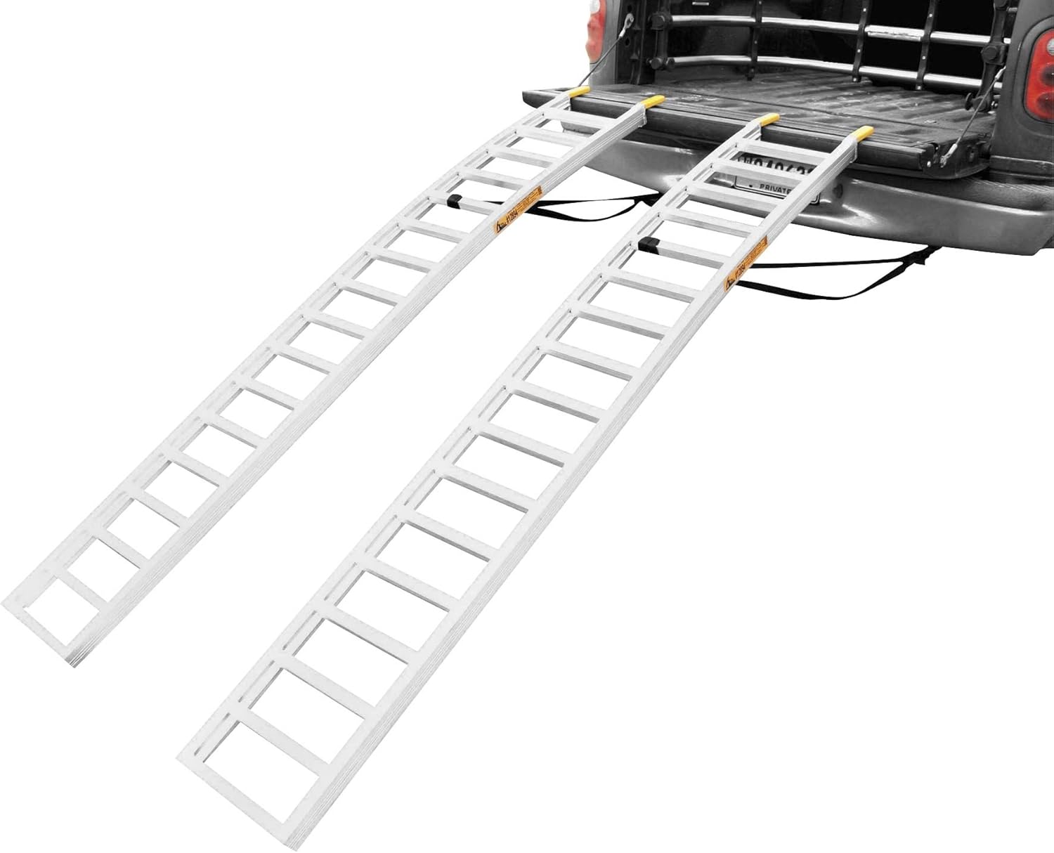 Great Day Max Arch Loading Ramp - 12x89, 3in Arch, 750-lbs ea/1500-lbs, 4in Rung, Black, LL12894