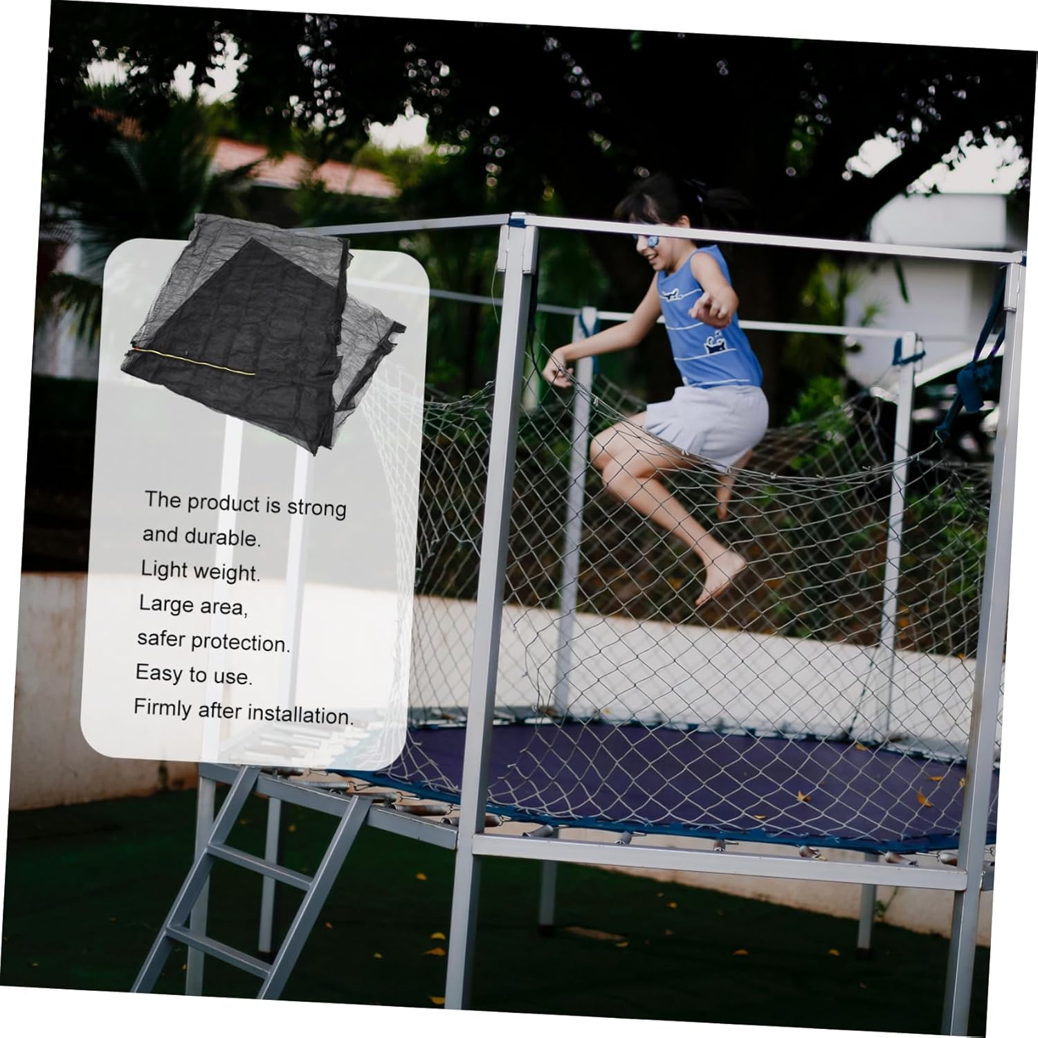 Happyyami Trampoline Inner Net Trampoline Fence Safety Trampoline Mesh Trampoline Replacement Parts Trampoline