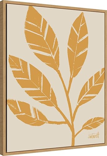 Miniatura 2 de Amanti Art Lienzo enmarcado para pared, 28 x 23 pulgadas, bocetos botánicos retro III Crop por Anne Tavoletti, lienzo enmarcado para pared, obras de