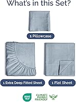 Vista 506 de Extra Deep Pocket Split King Sheets - 5 Piece Breathable & Cooling Bed Sheets - Hotel Luxury Bed Sheet Set - Soft, Wrinkle Free & Comfy - Easily