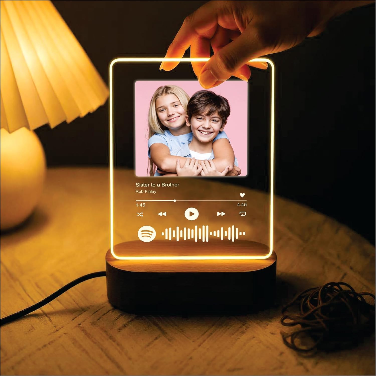 Personalized Spotify Photo Frame - Custom Music Gift -2