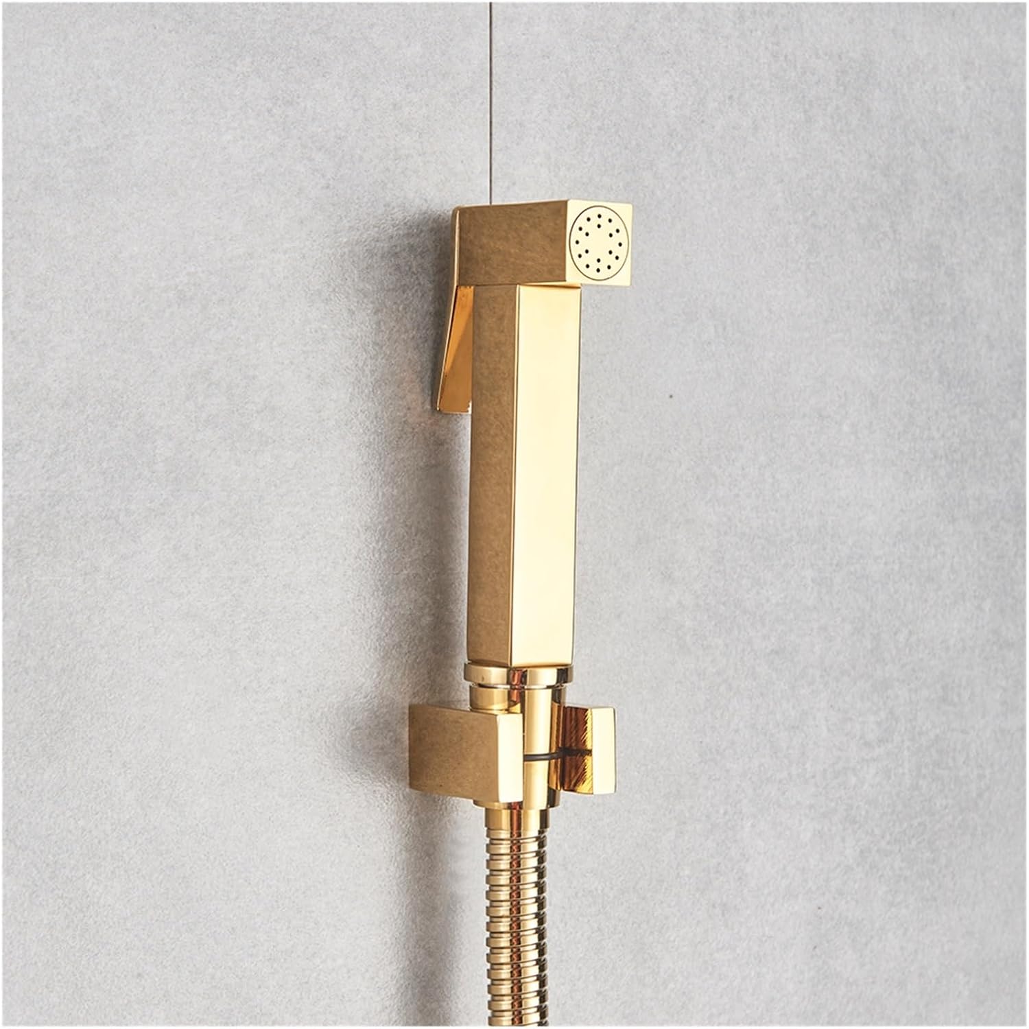 Bathroom Handheld Bidet Faucet Bathroom Bidet Shower Sprayer Stainless Steel Wall Mounted Single Cold Water Bidet Faucet(Polished Gold)
