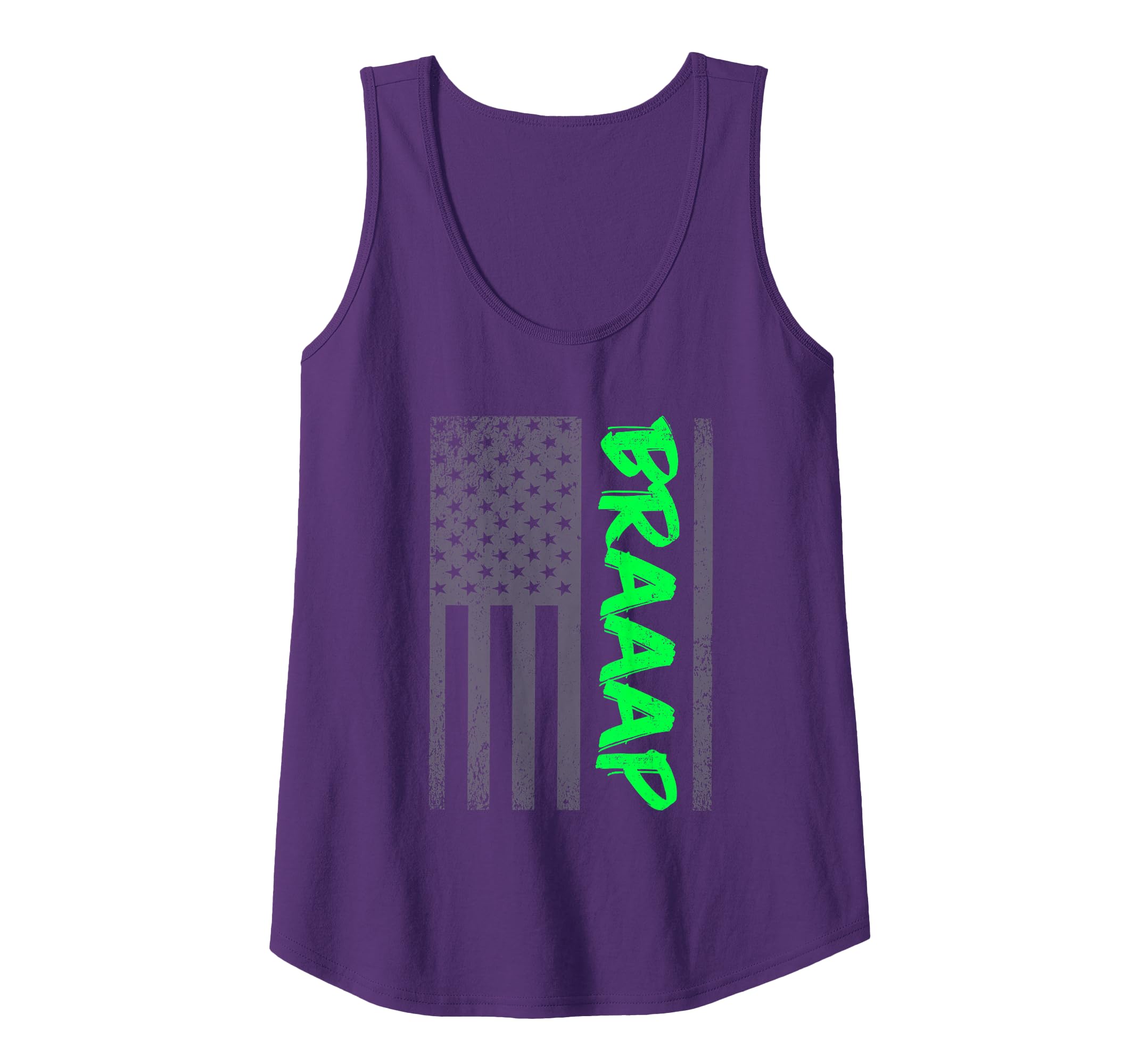 Vintage USA Flag Dirt Bike Jet Ski ATV Tank Top