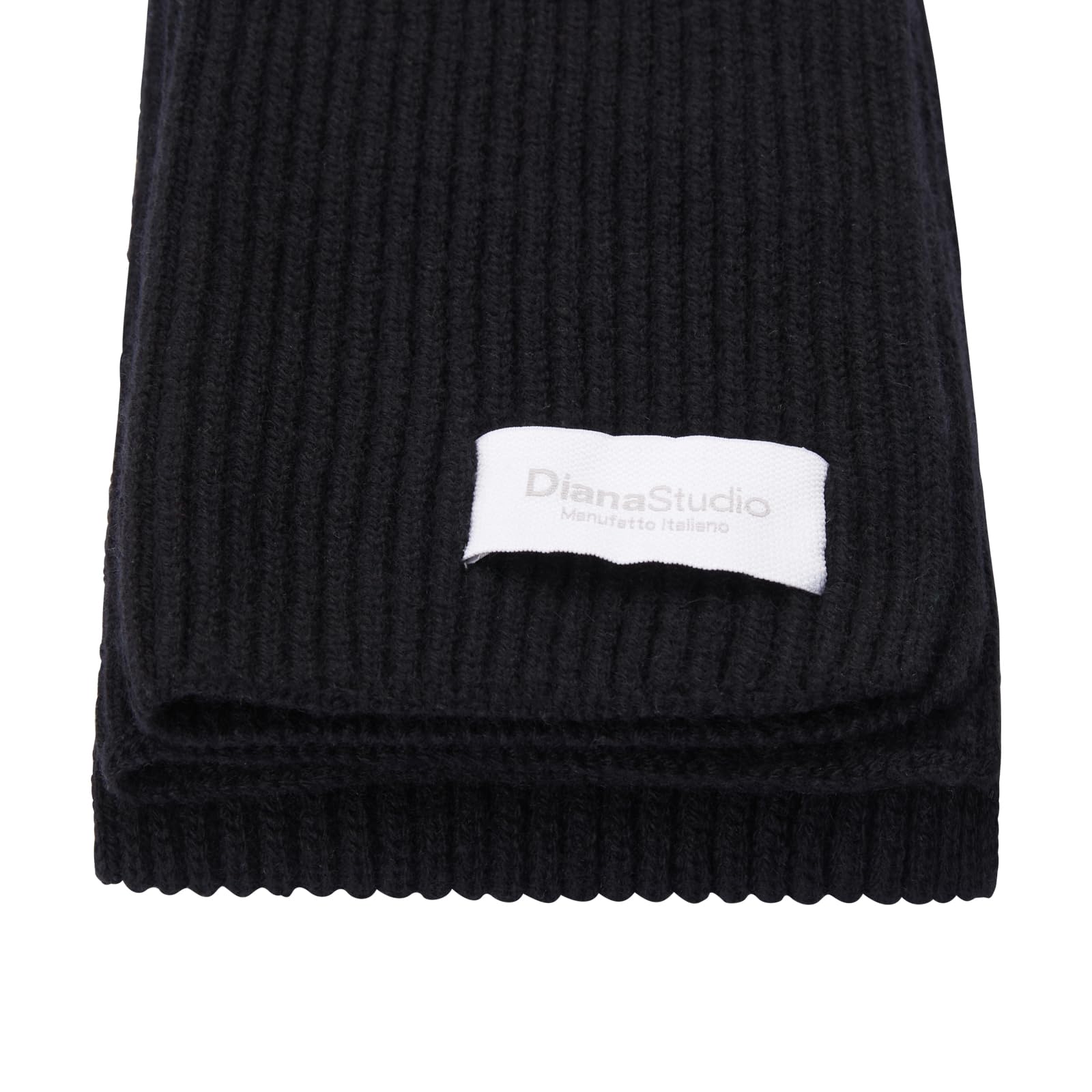 Diana Studio - Schal, Unisex, Kaschmir und extrafeines Merino, einfarbig, hergestellt in Italien