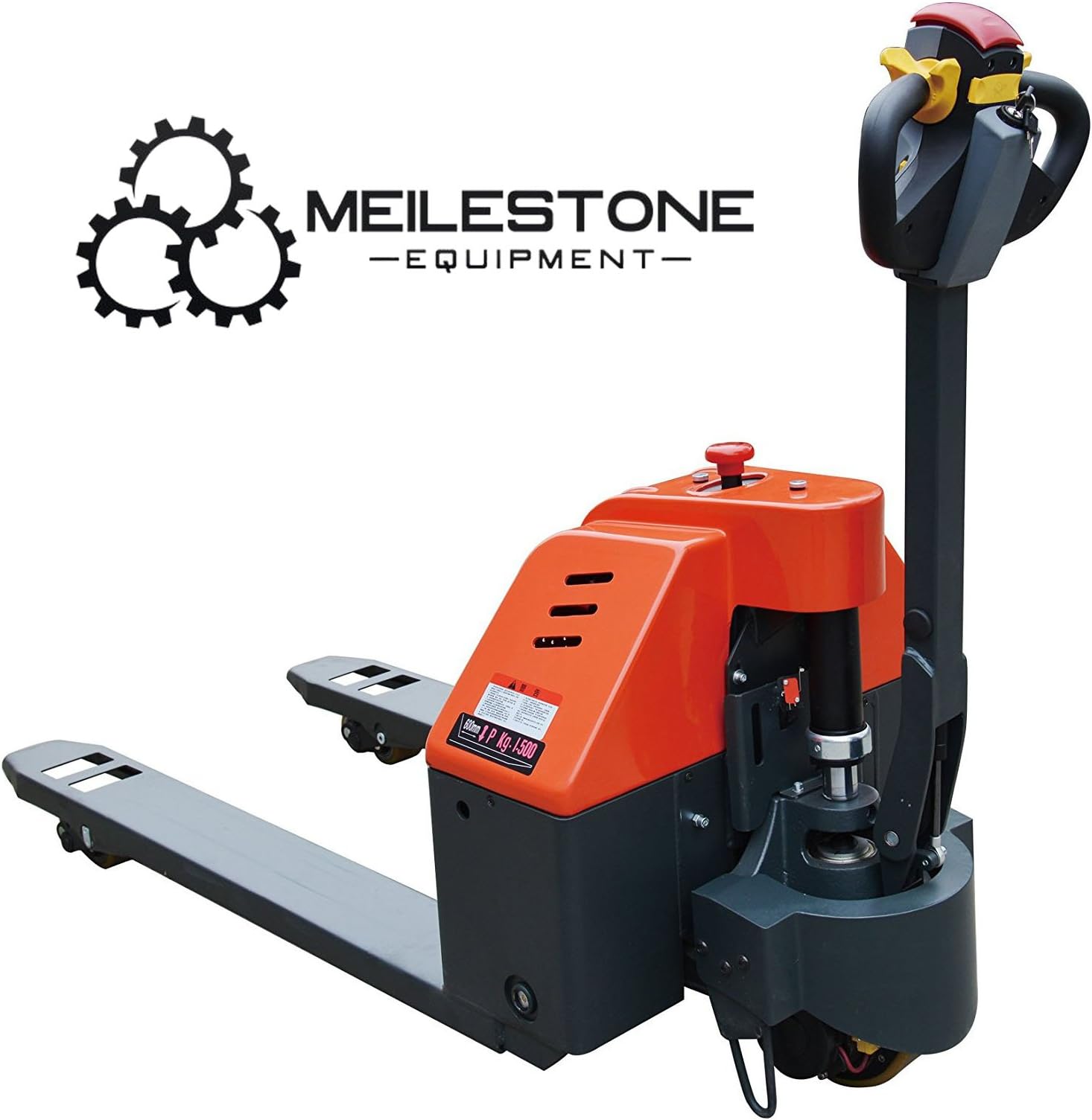 Meilestone Heavy Duty Electric Pallet Truck, Electric Pallet Jack 3300lb Capacity 2 Year US Warranty & Service