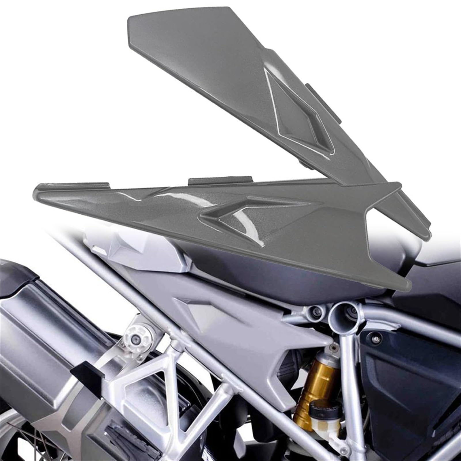 LMNMY Fairing Accessories Motorcycle Accessories Side Panel Fairing Infill Frame Guard Fairing Protection Fairing Cover For BMW R 1200GS LC 2014-2022 2015 2016 2017 2018 2019(Grey)
