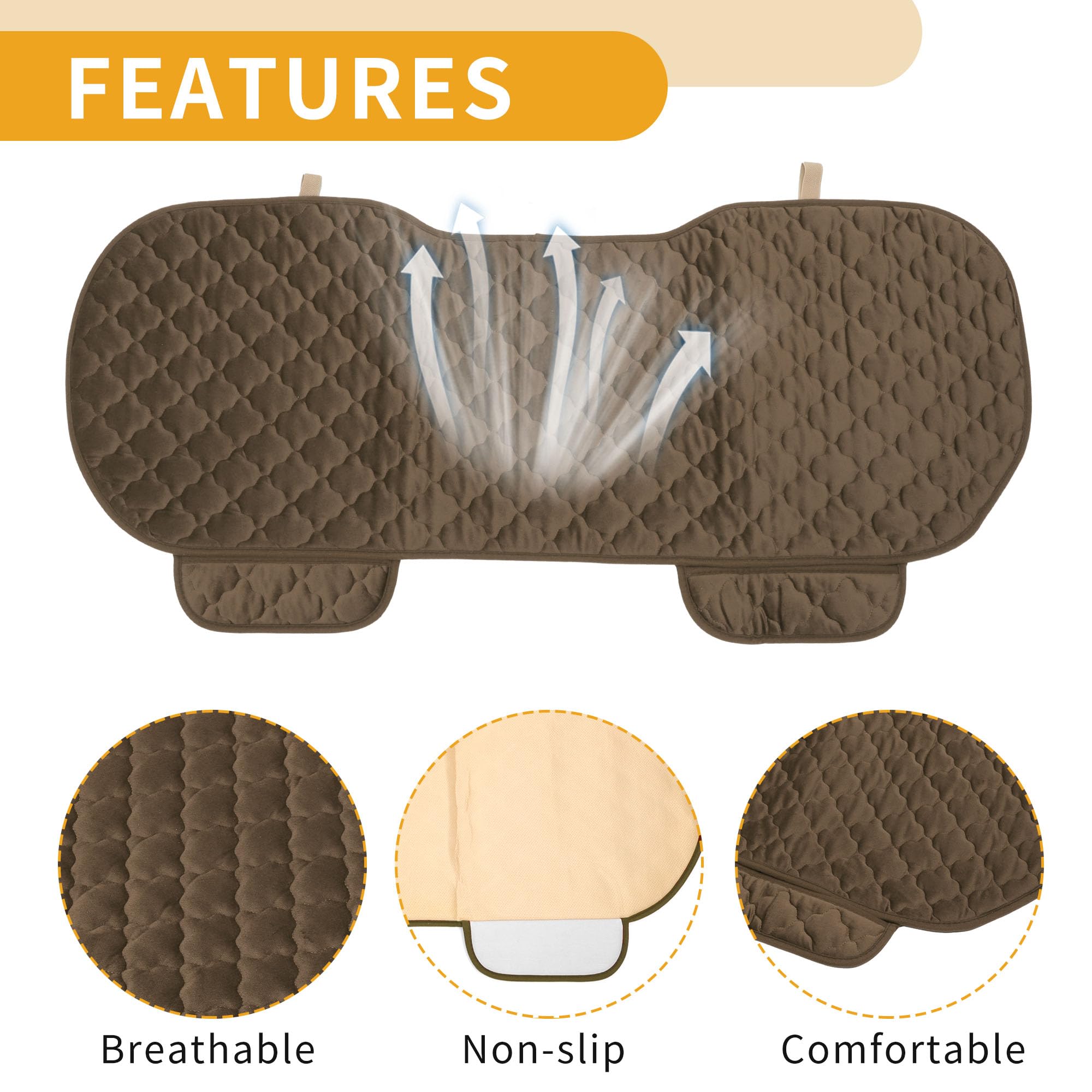 Cojín Universal para Asiento De Coche 1Pc Antideslizante