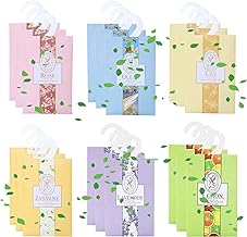 18pcs Wardrobe Bag, Sachet, Used for Bathroom Wardrobe Drawer Wardrobe, Baby Clothes, Clothes Rack, Suitcase 18 Pieces Lavender, Jasmine, Lily, Pink, Ocean, Lemon